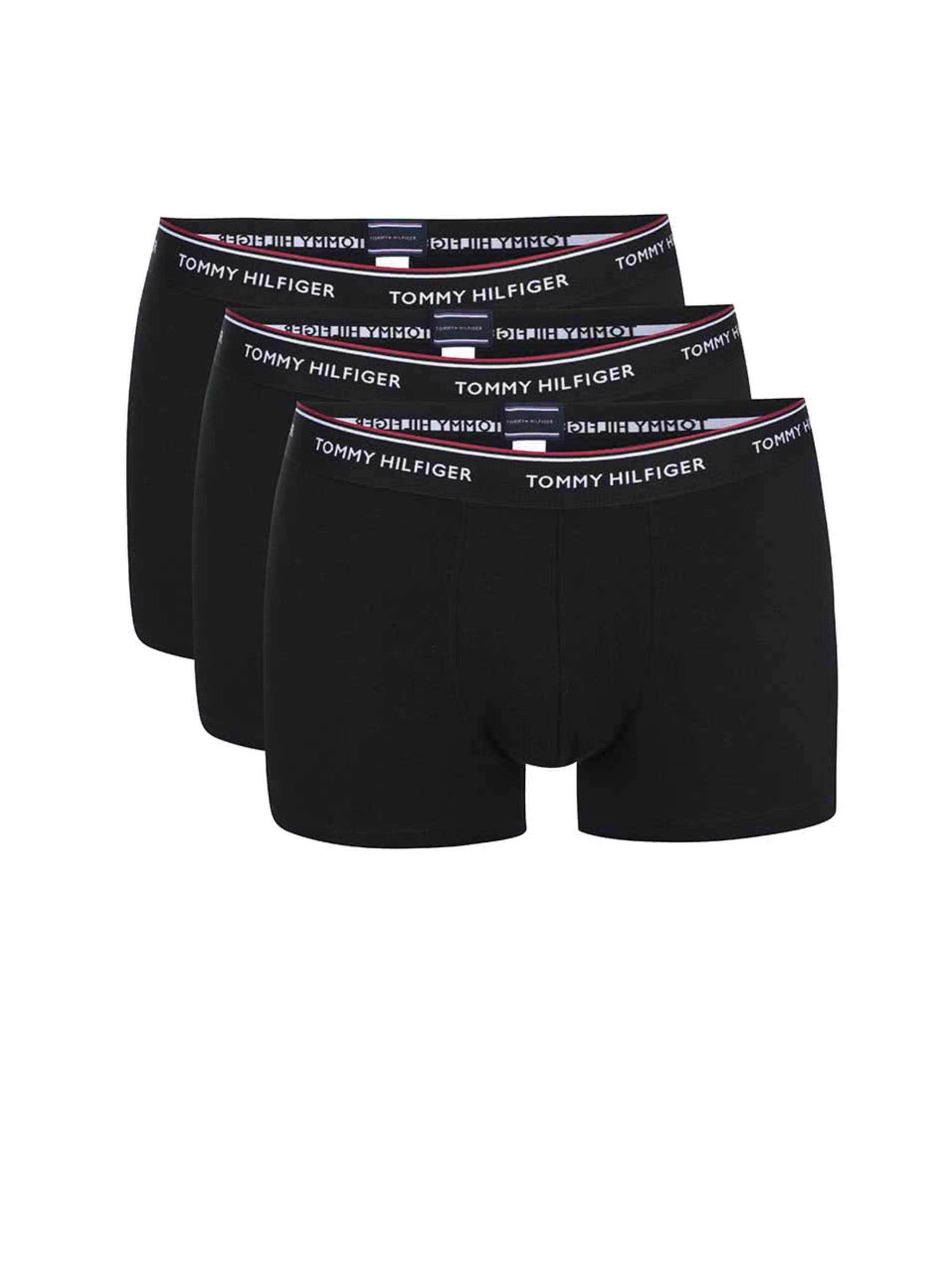 Levně Sada tří pánských boxerek v černé barvě Tommy Hilfiger Underwear