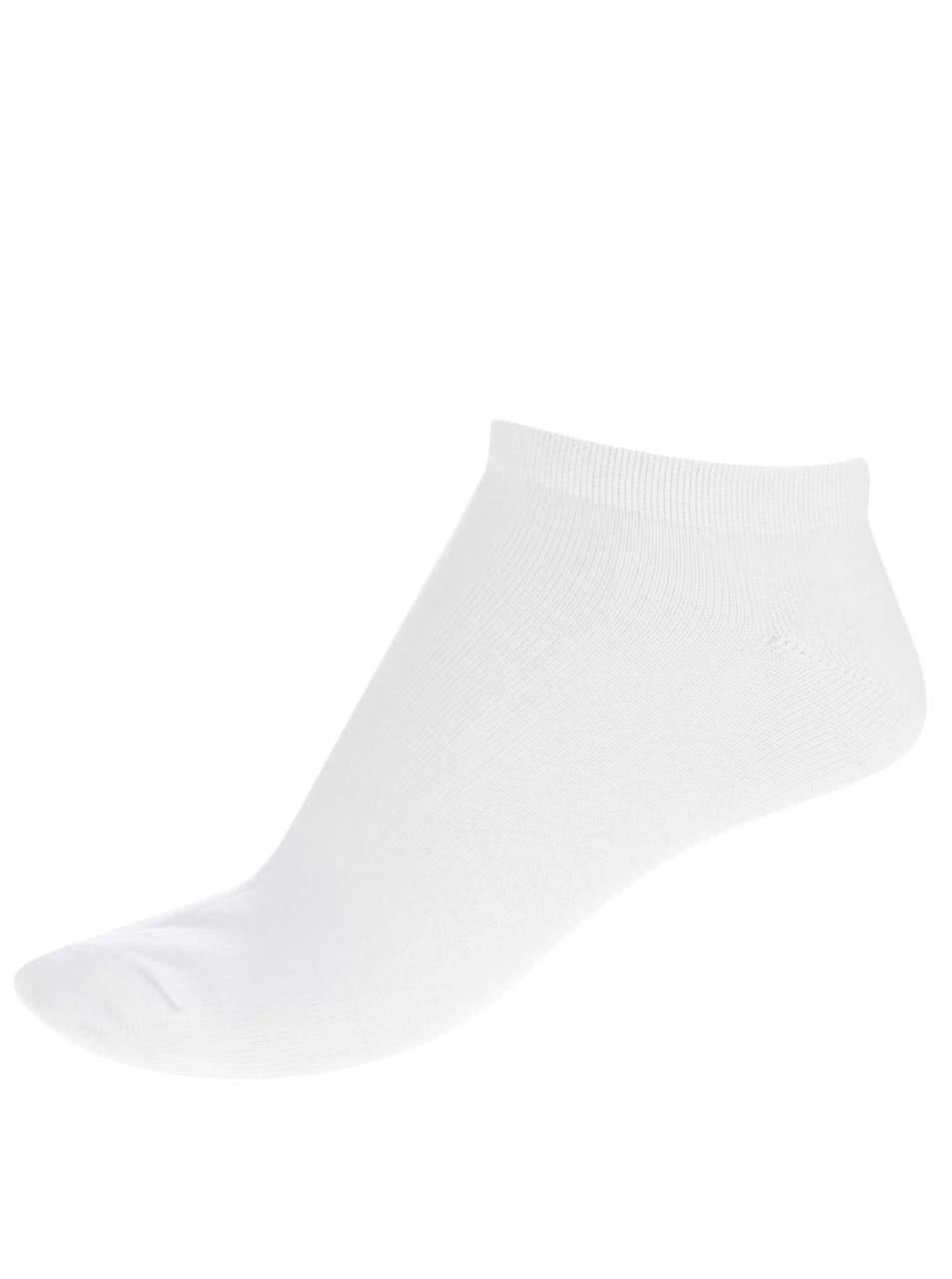 Lacno Bílé dámské kotníkové ponožky Bellinda In-Shoe