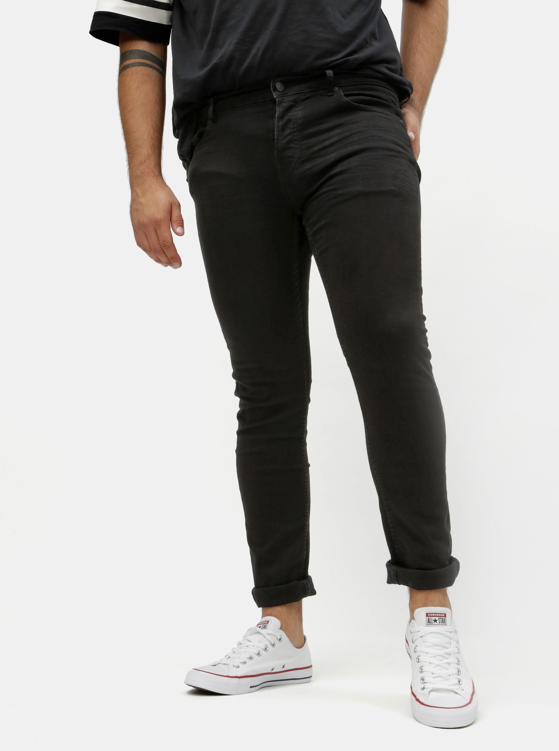E-shop Černé džíny skinny fit ONLY & SONS Loom