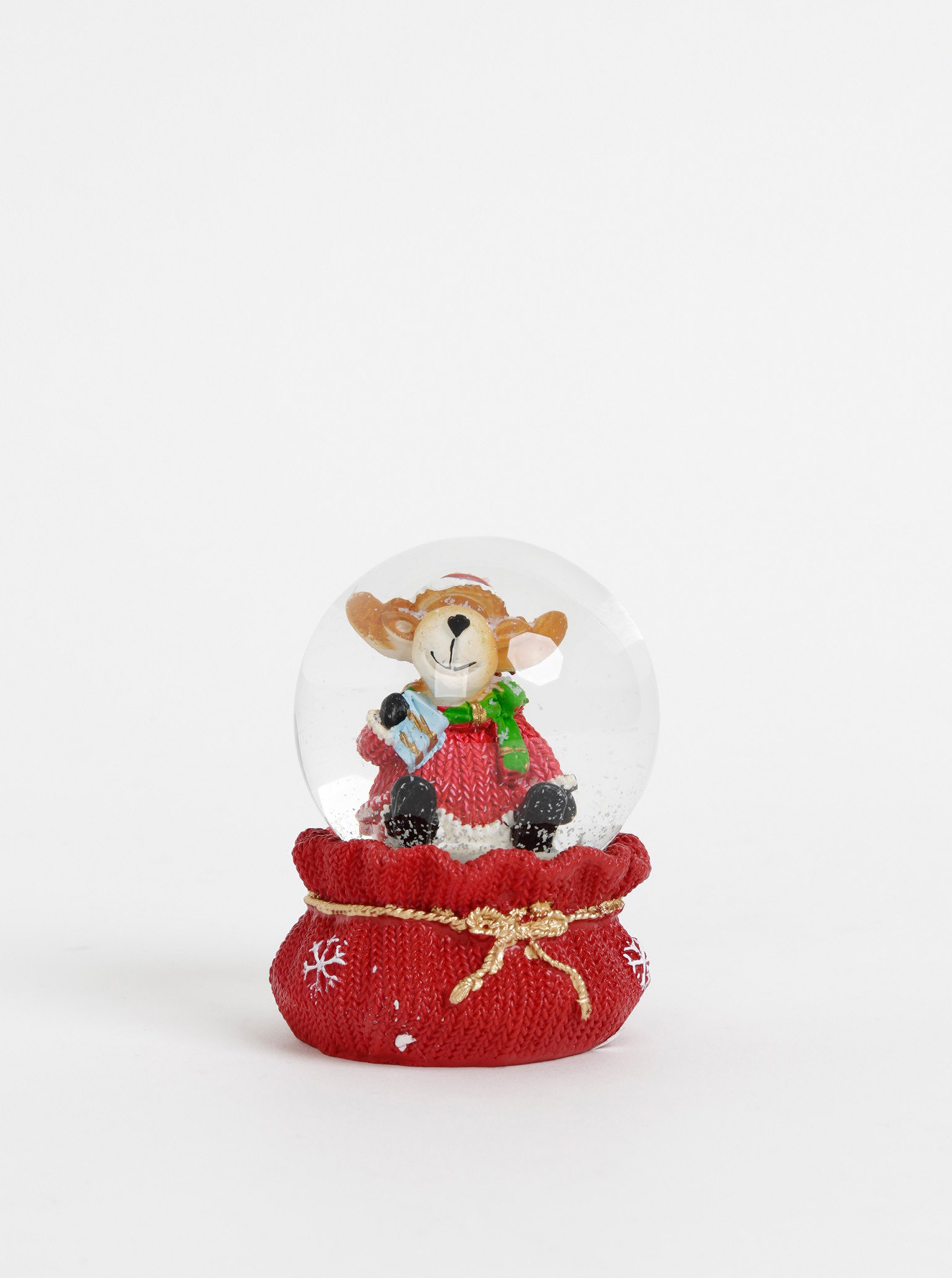 Levně Červené sněžítko s vánočním motivem Dakls