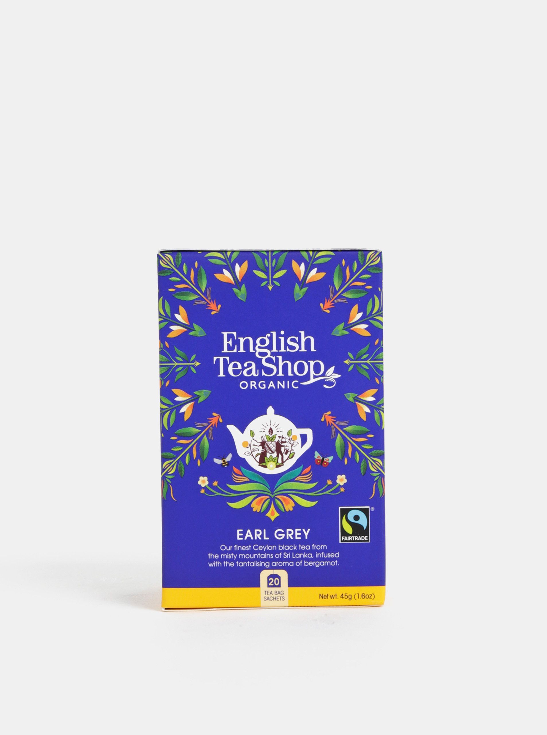 Lacno Bio čierny čaj s bergamotom English Tea Shop Earl Grey