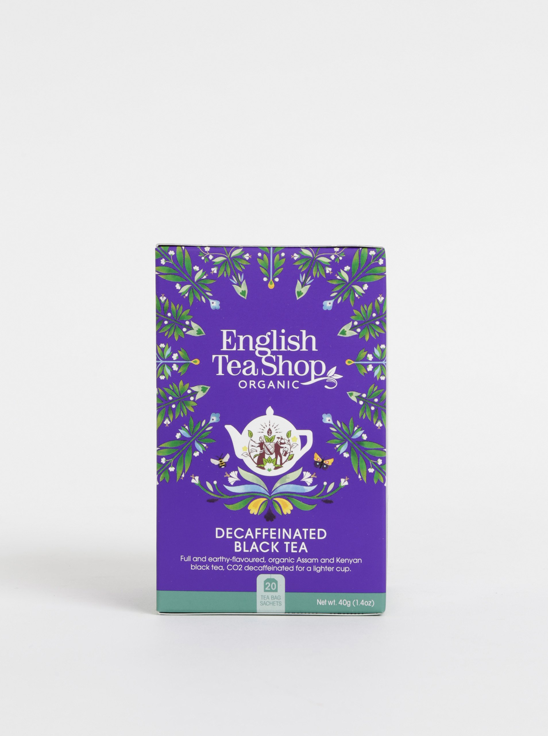 Lacno Organický čierny čaj bez kofeínu English Tea Shop Super