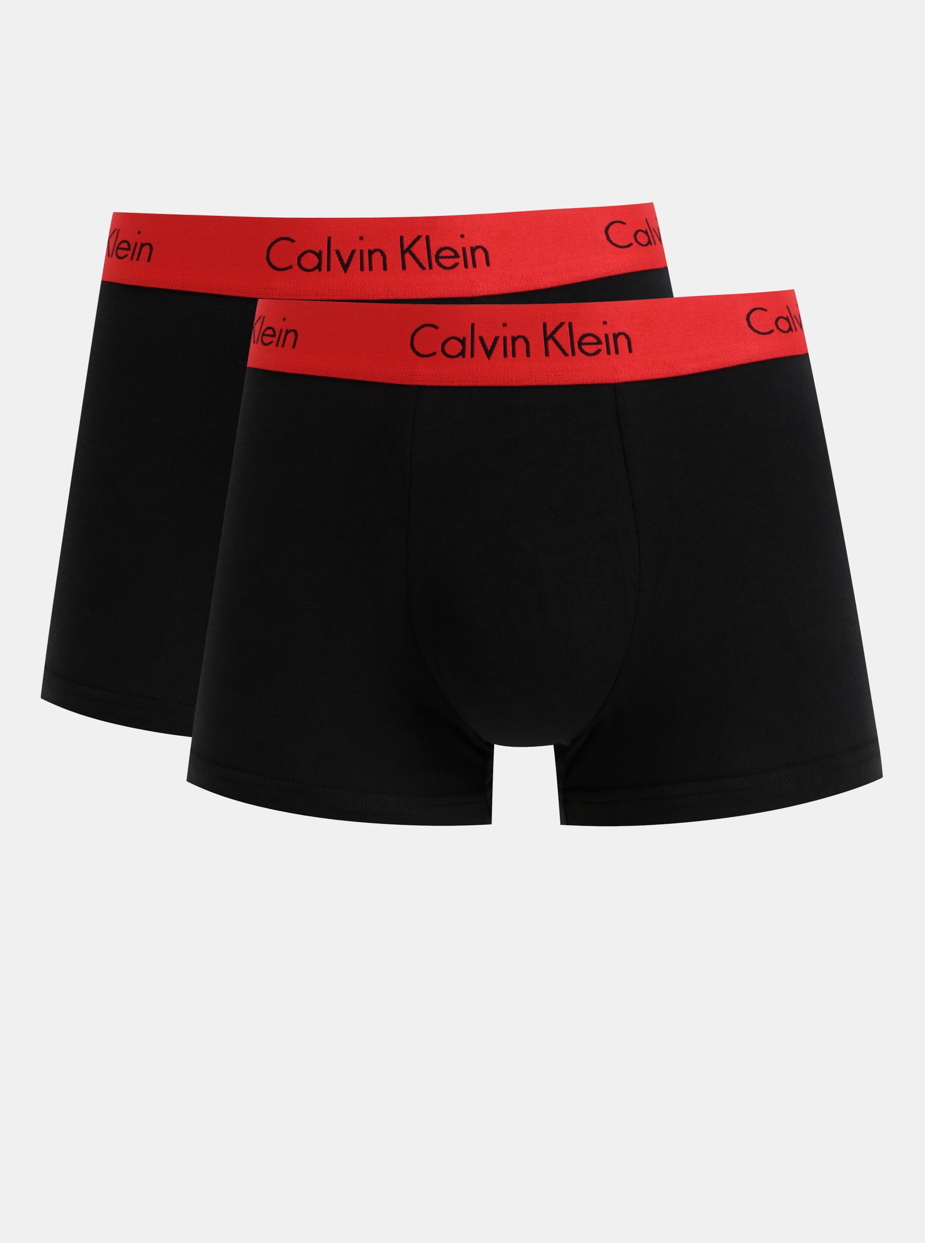 Lacno Sada dvoch čiernych boxeriek Calvin Klein Underwear