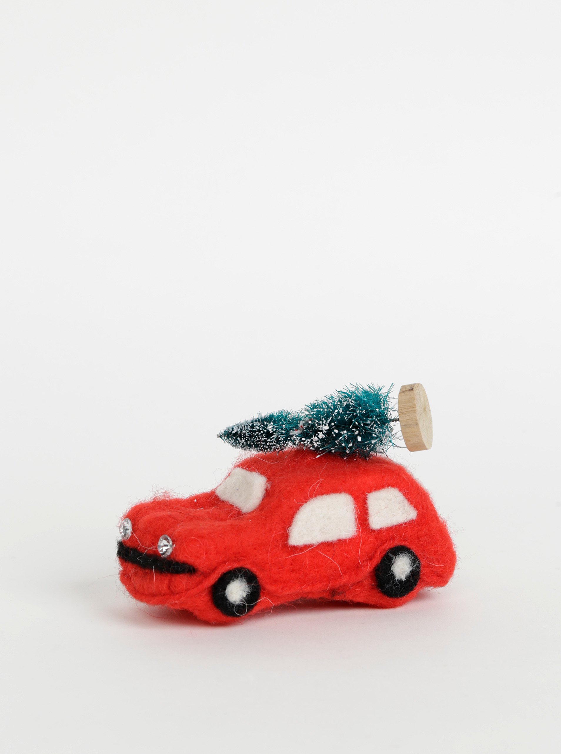 Levně Červená vánoční dekorace Sass & Belle Car