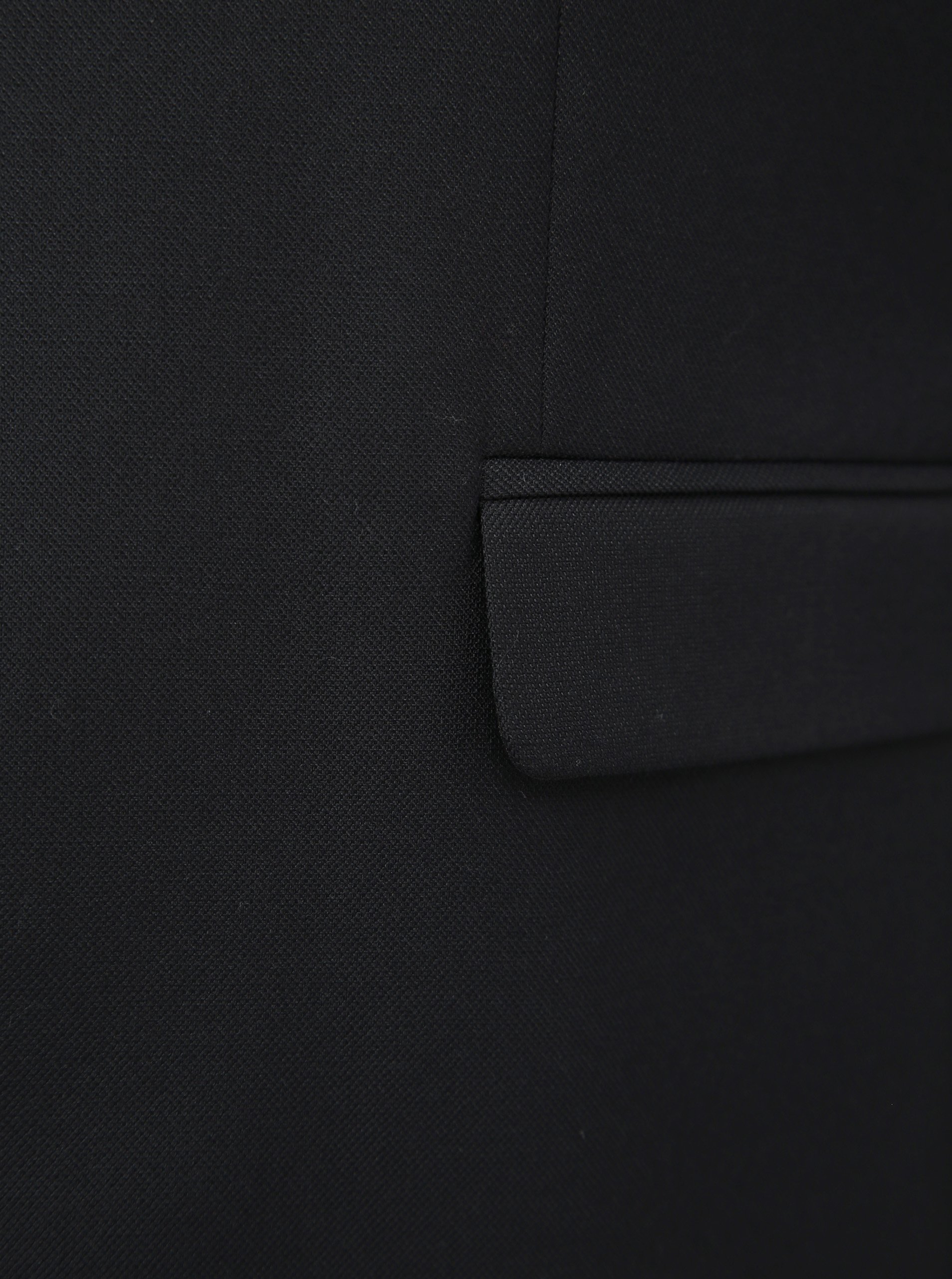 Čierne oblekové sako s prímesou vlny Jack & Jones Solaris.