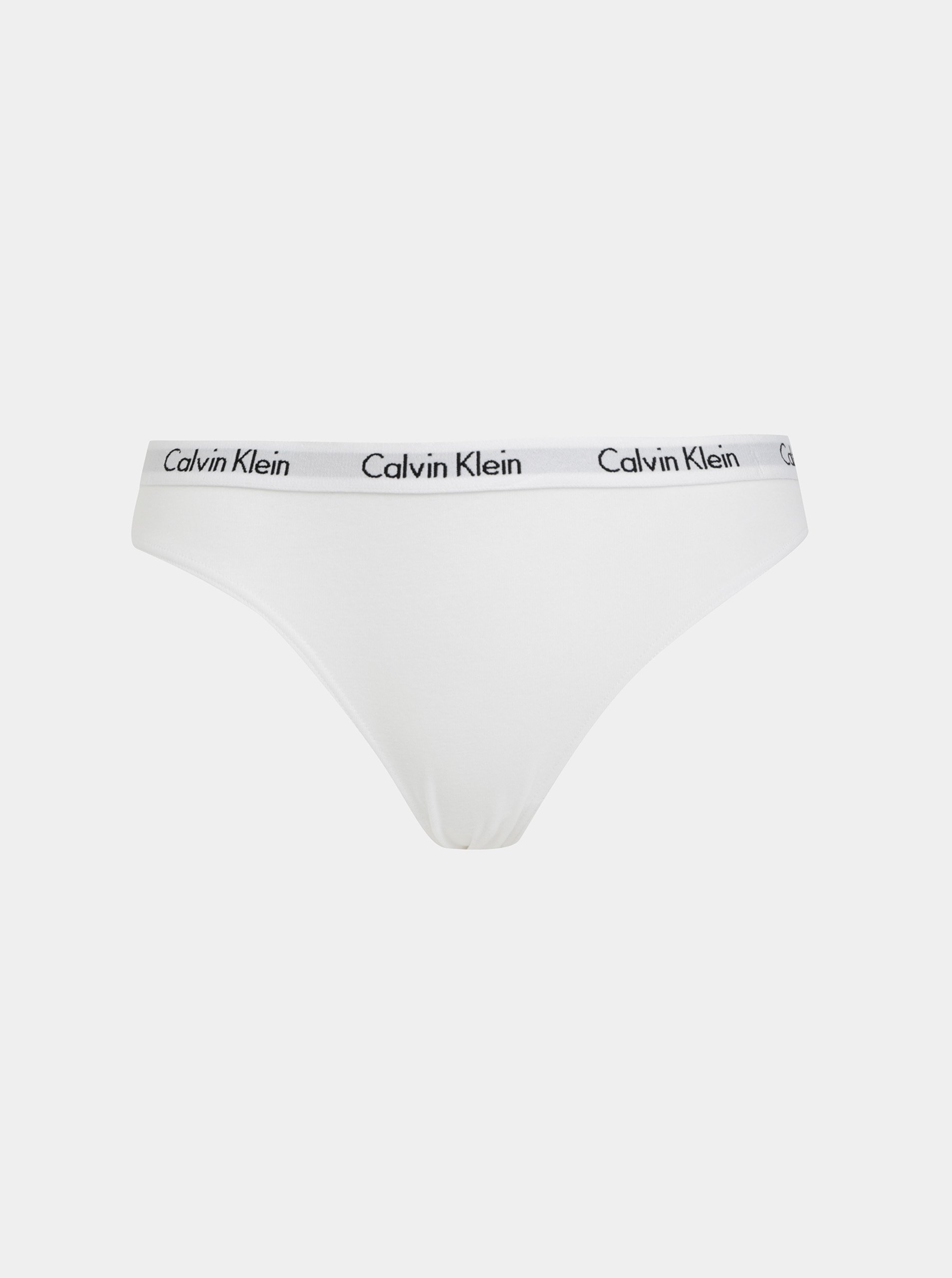 Levně Bílé kalhotky Calvin Klein Underwear