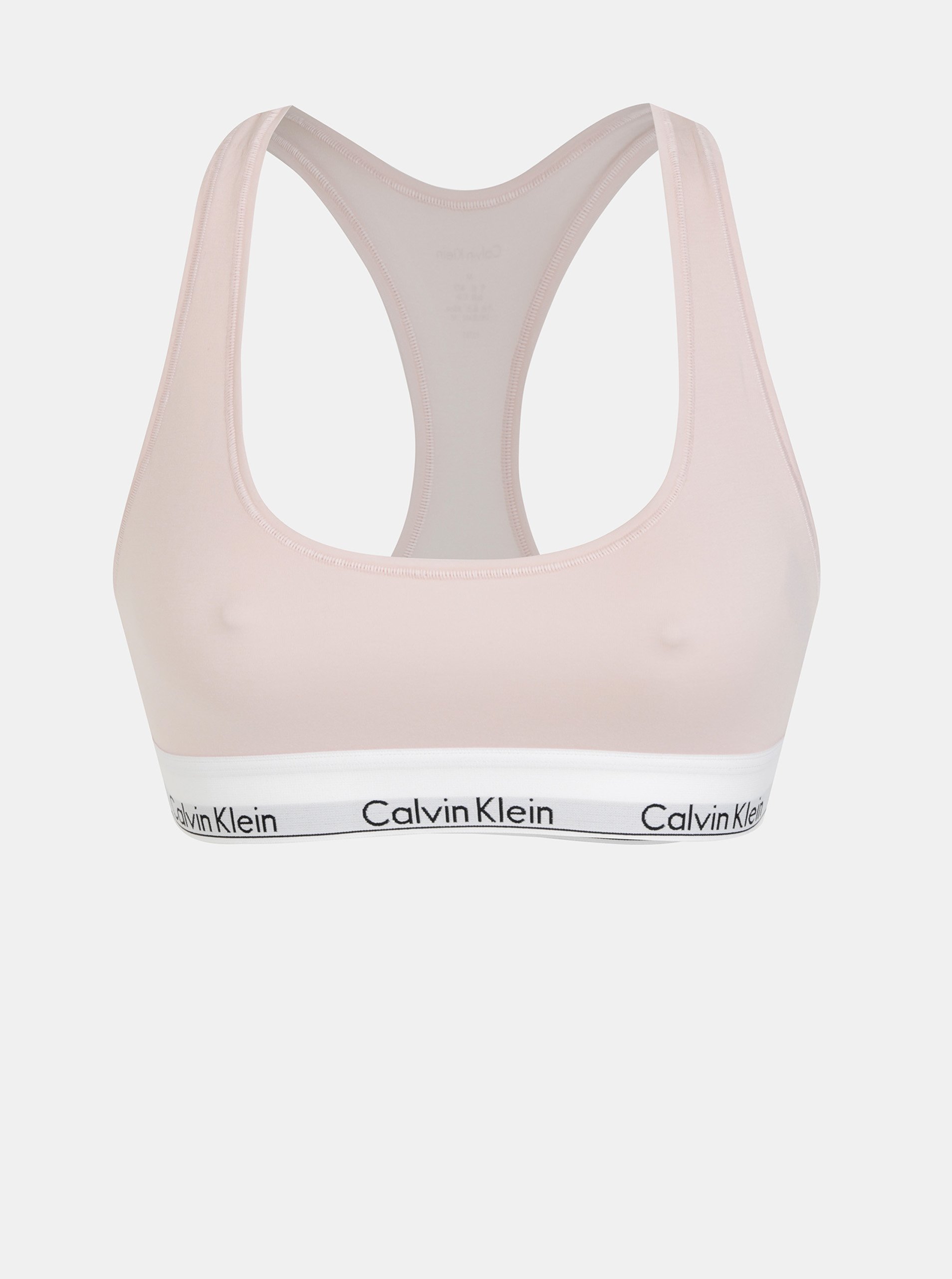 Levně Světle růžová podprsenka Calvin Klein Underwear