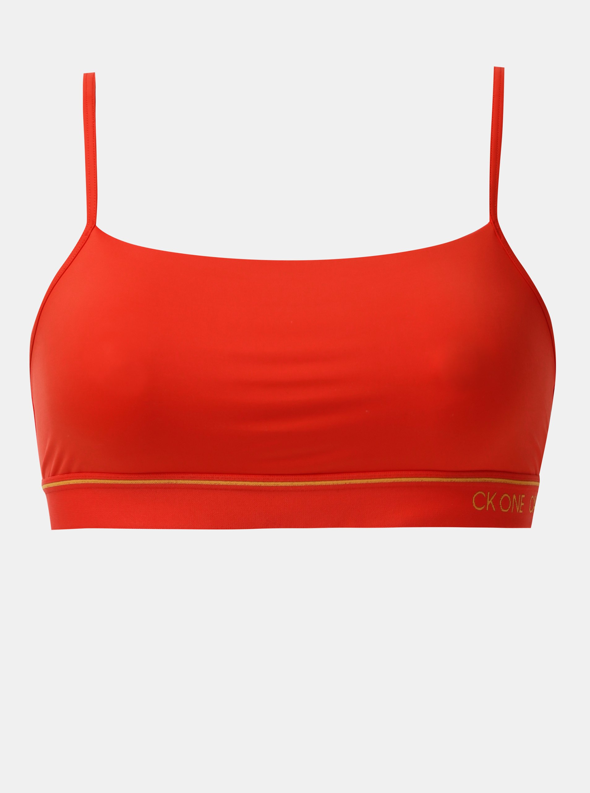 Levně Červená podprsenka Calvin Klein Underwear