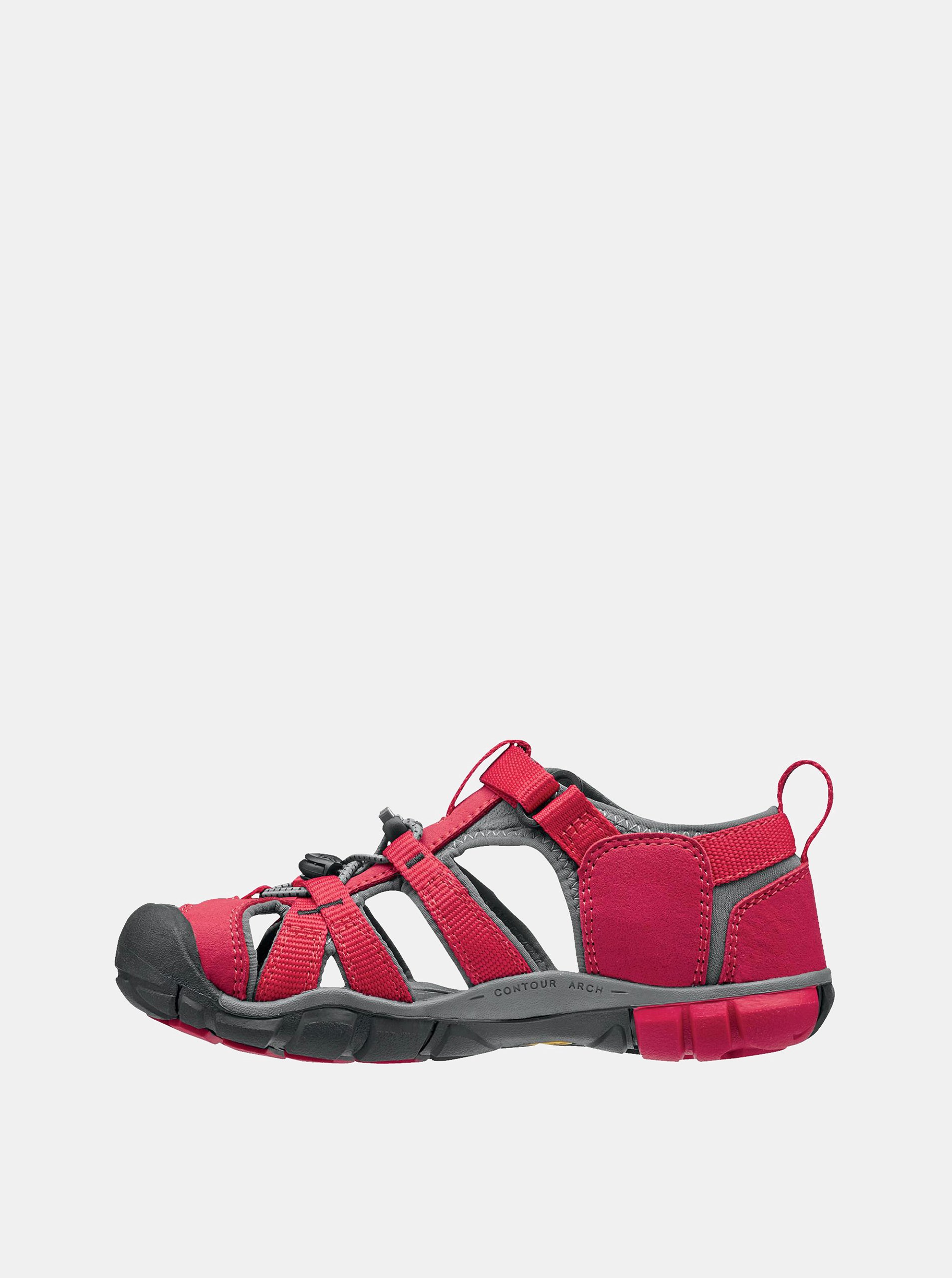 E-shop Červené dětské sandály Keen Seacamp II CNX Jr