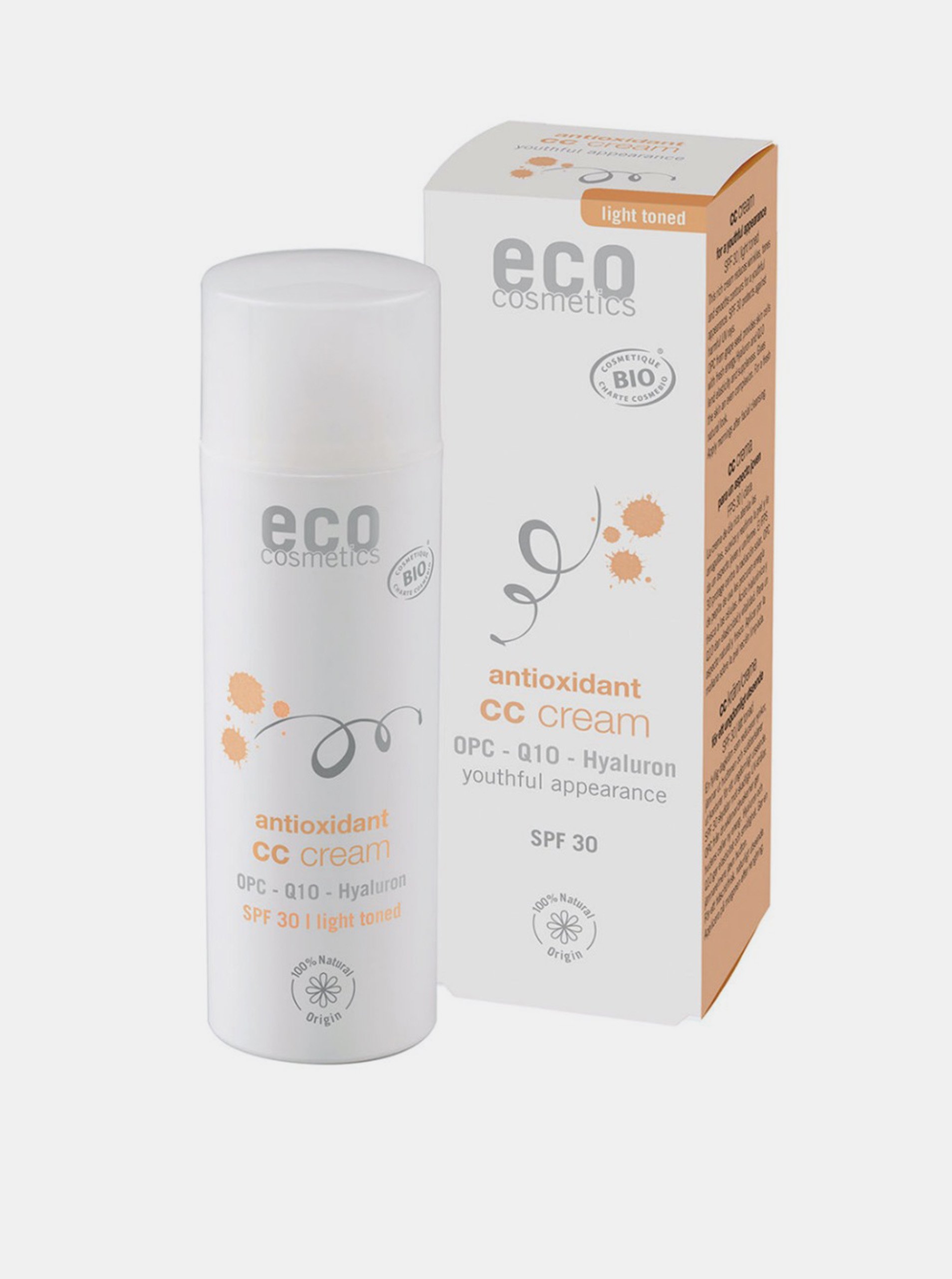 Levně CC krém SPF 30 BIO - light 50 ml Eco Cosmetics
