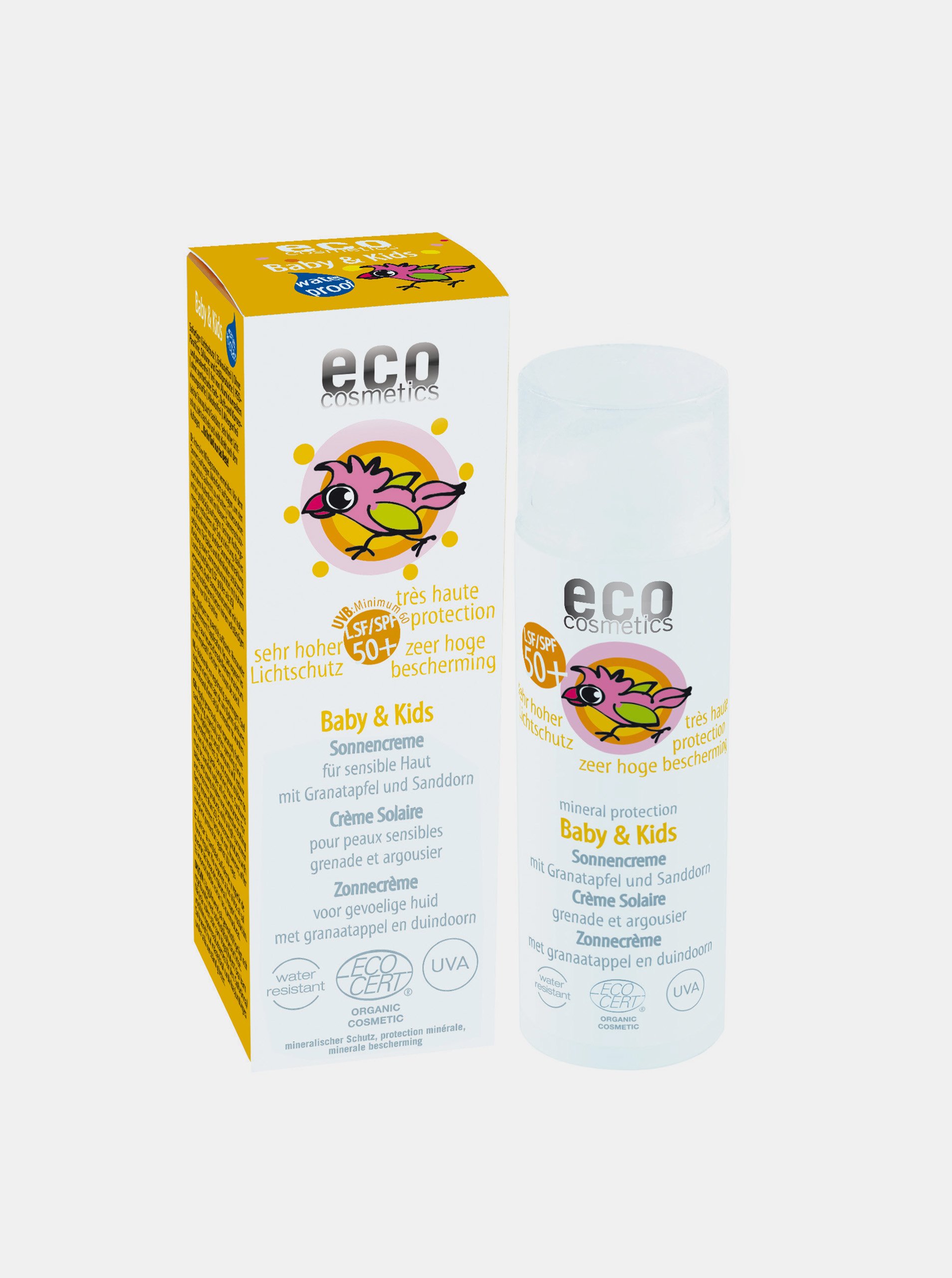 Levně Dětský opalovací krém SPF 50+ BIO 50 ml Eco Cosmetics