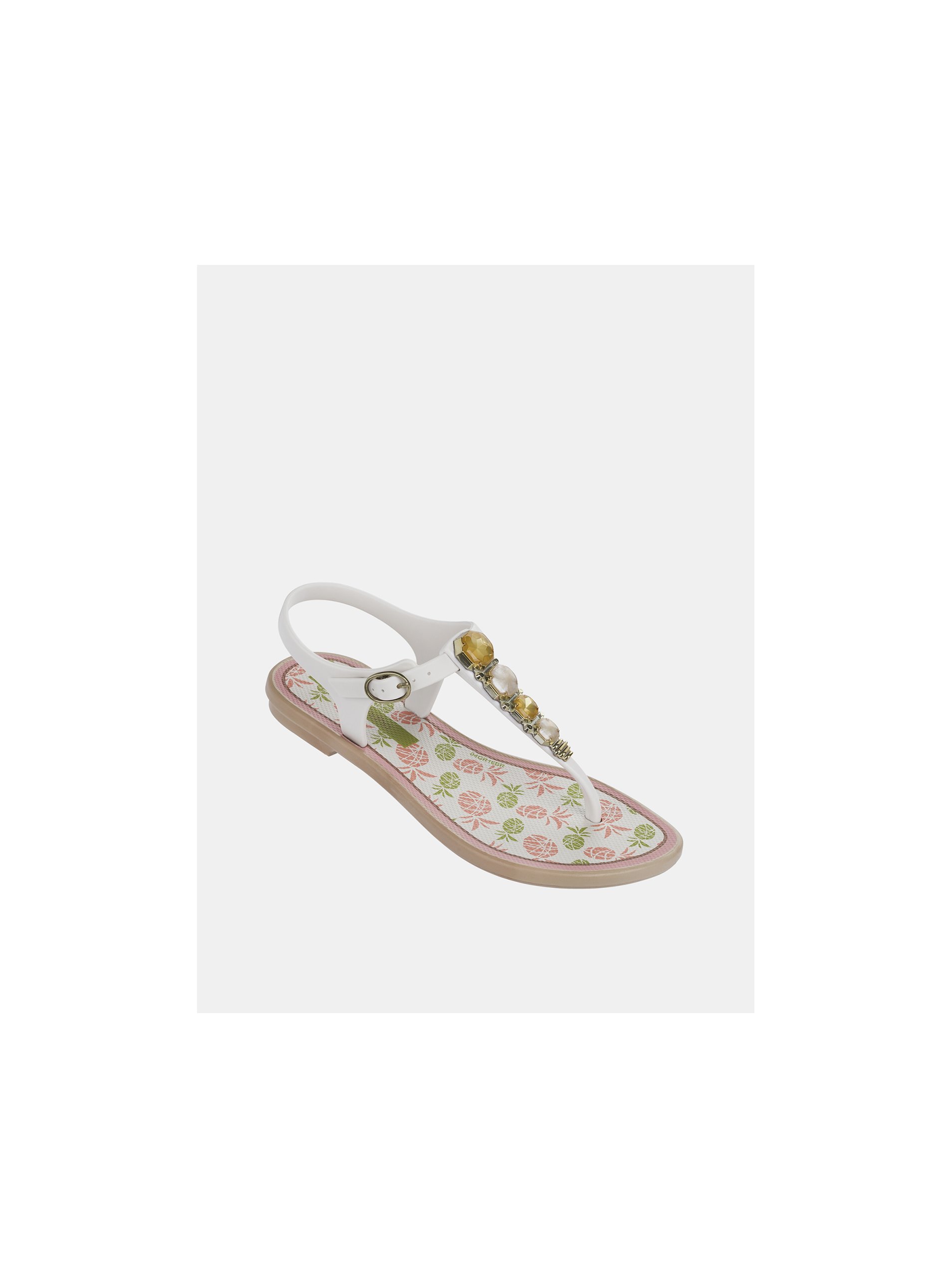 Lacno Biele dievčenské sandále Grendha
