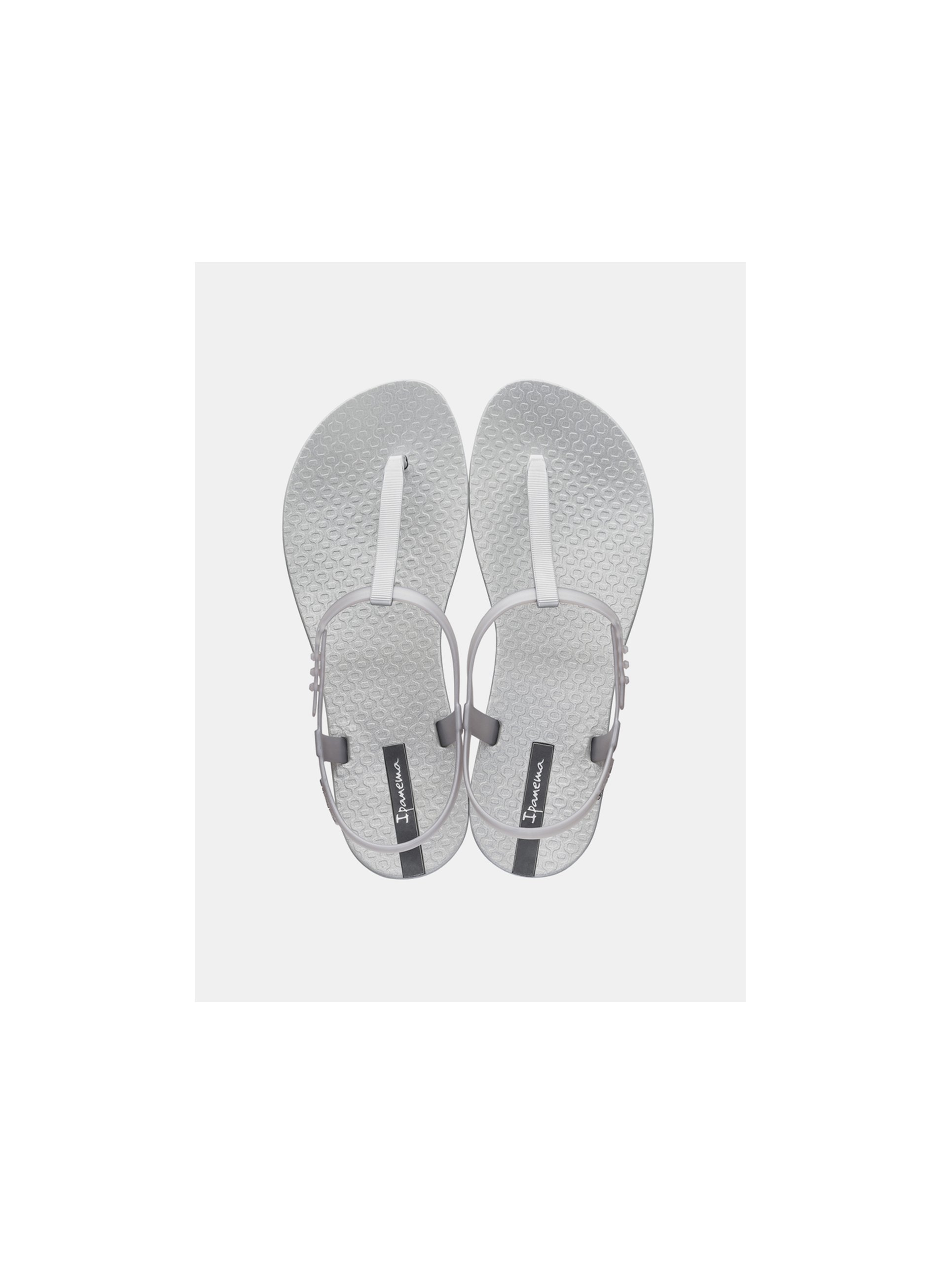 Lacno Metalické sandálky v striebornej farbe Ipanema Class Exclusive