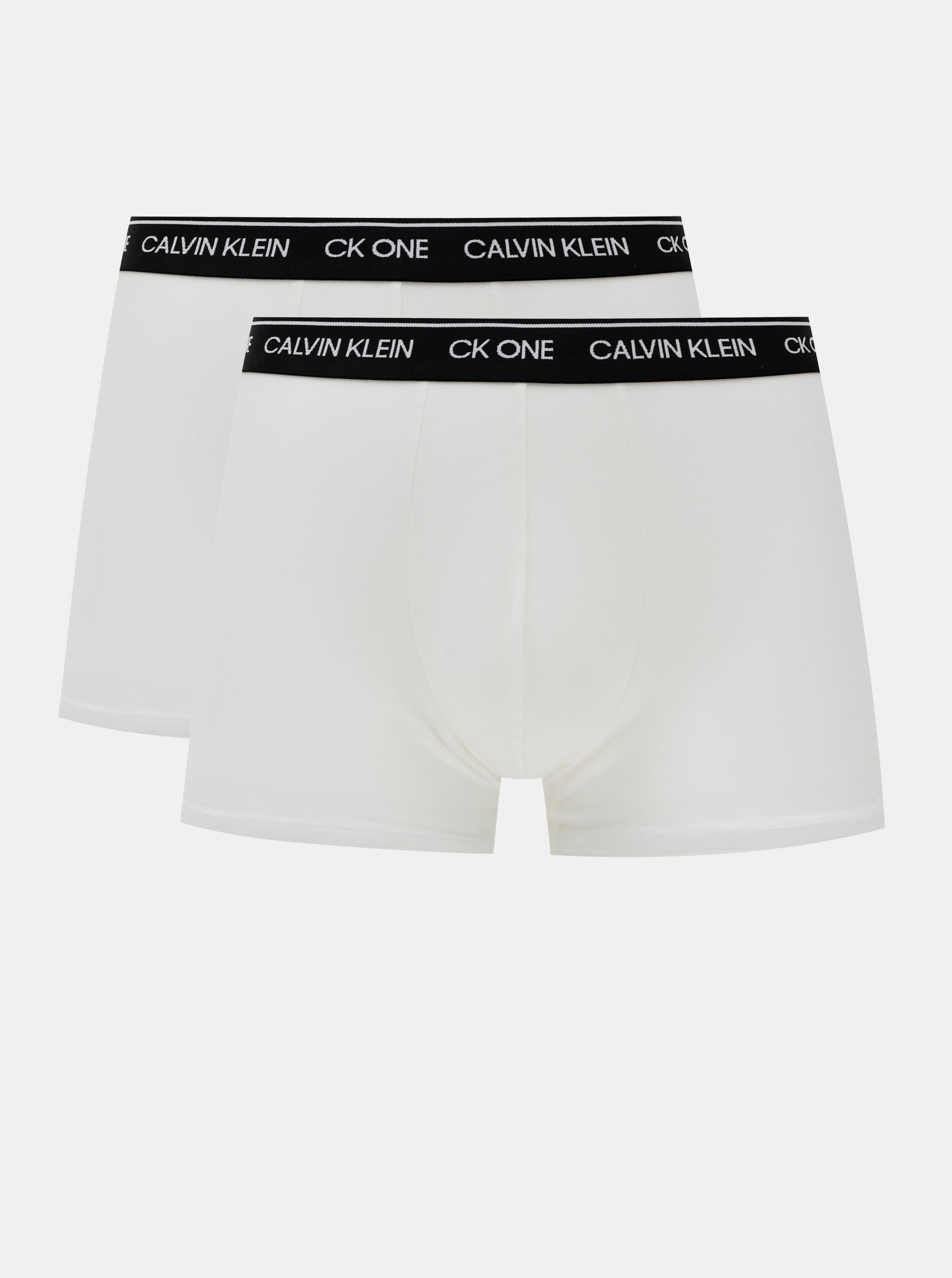 Levně Sada dvou bílých boxerek Calvin Klein Underwear