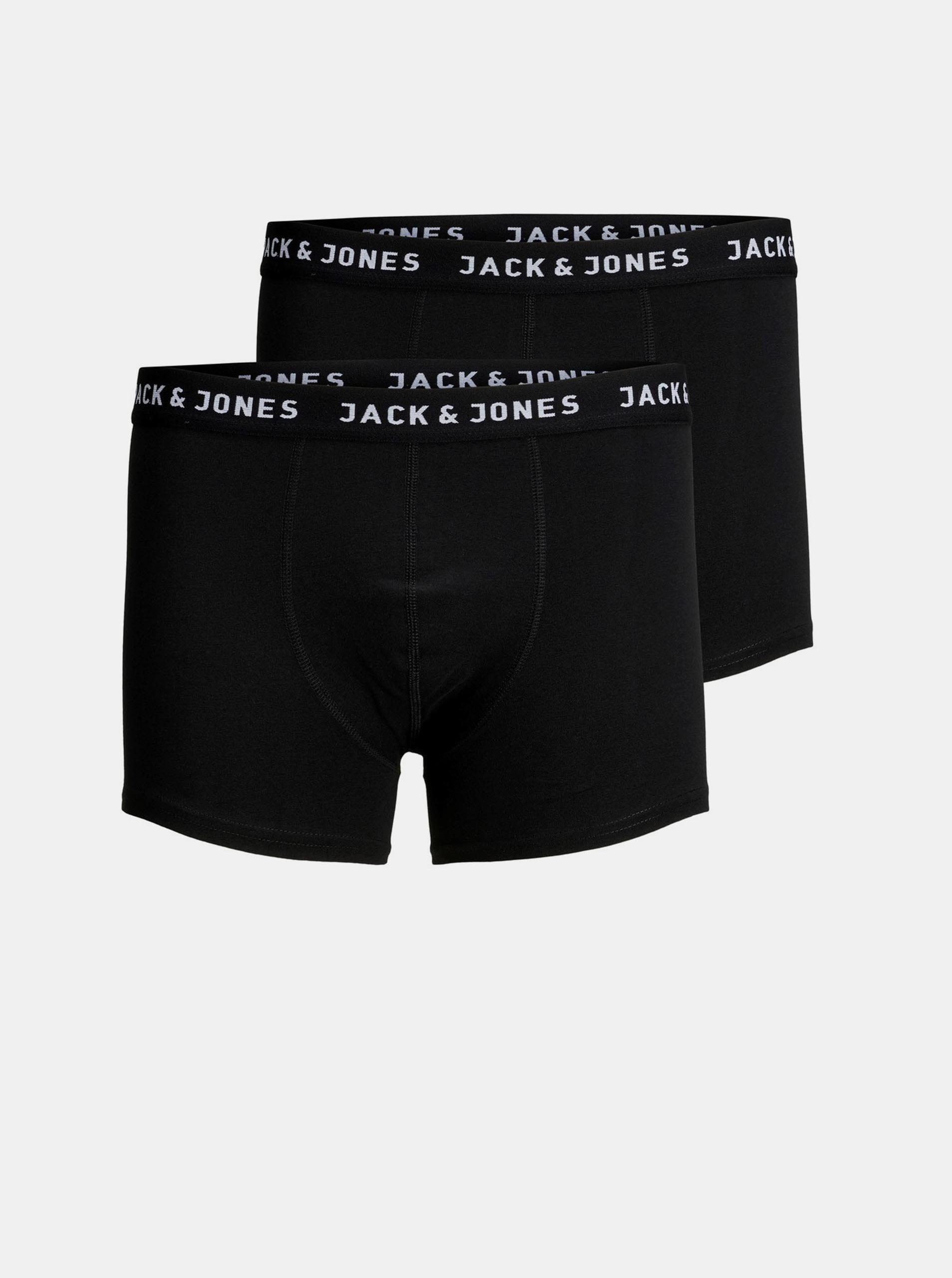 E-shop Sada dvoch čiernych boxeriek Jack & Jones Jon