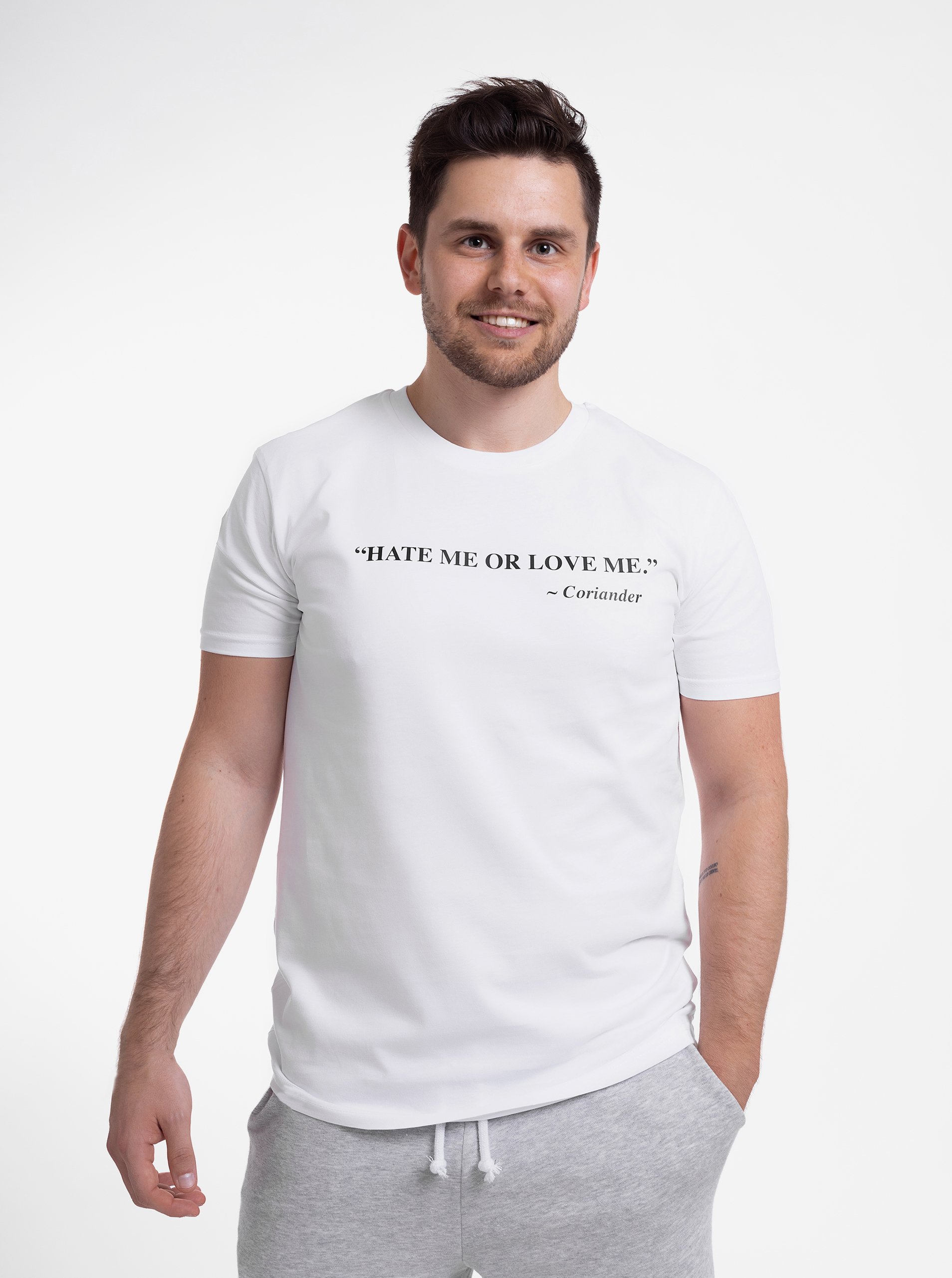 Levně Bílé pánské tričko ZOOT Original Koriandr