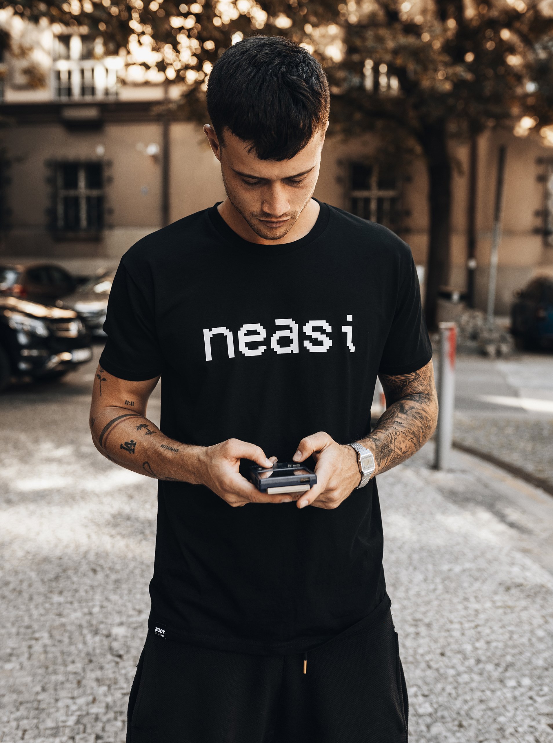 E-shop Čierne pánske tričko ZOOT Original Neasi