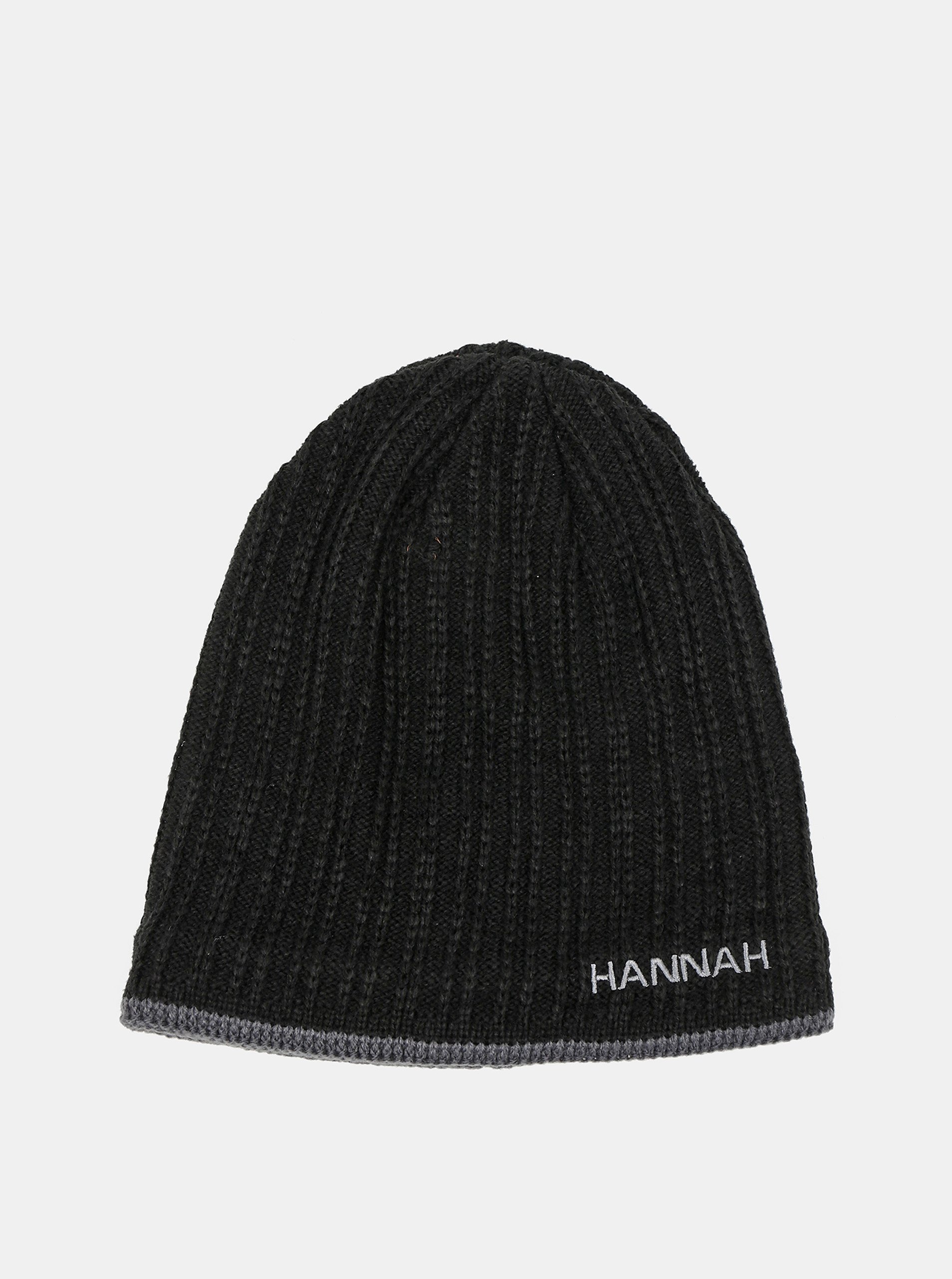 Lacno Čierna pánska čiapka Hannah