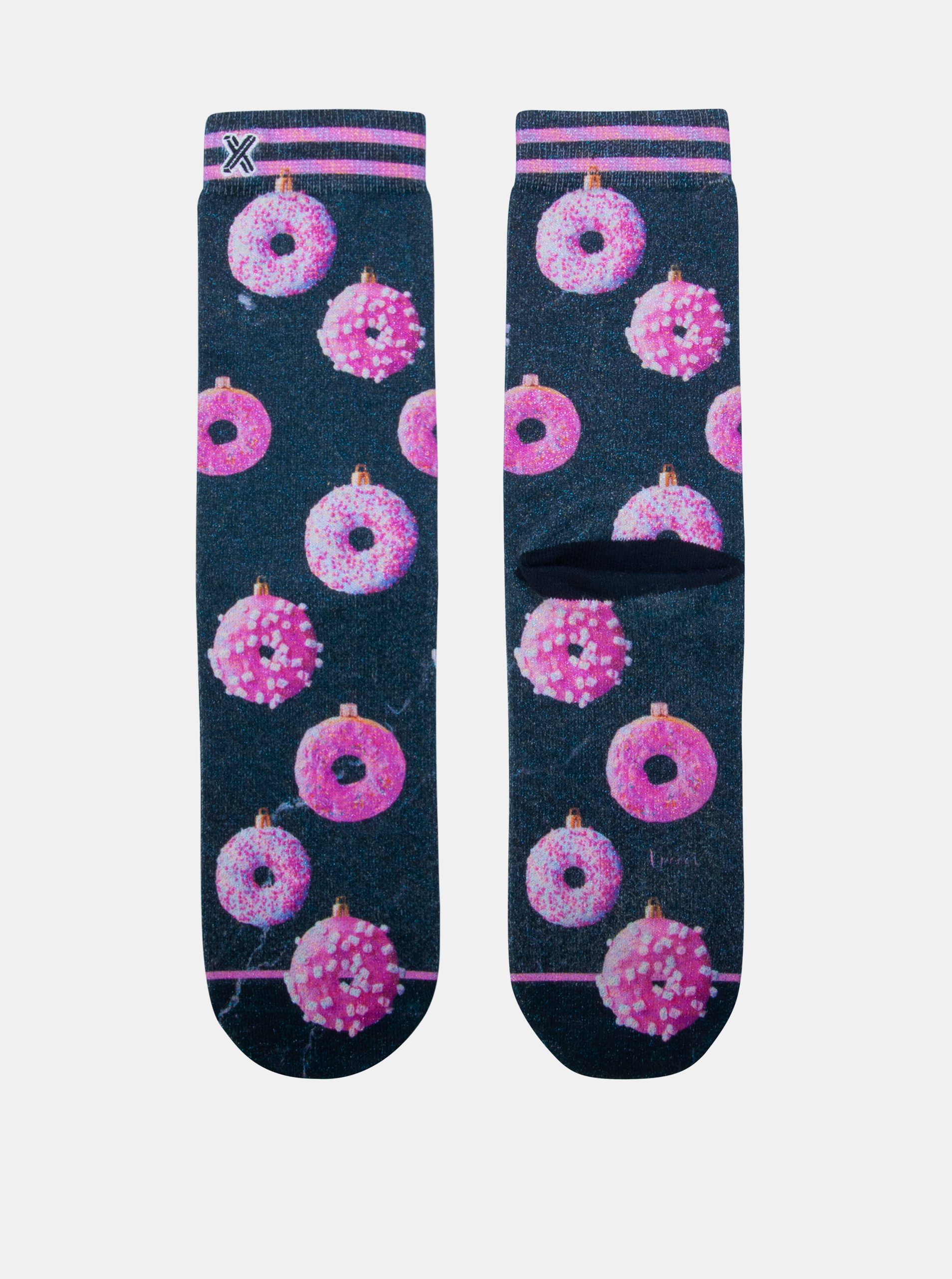 Lacno Modro-ružové dámske ponožky XPOOOS