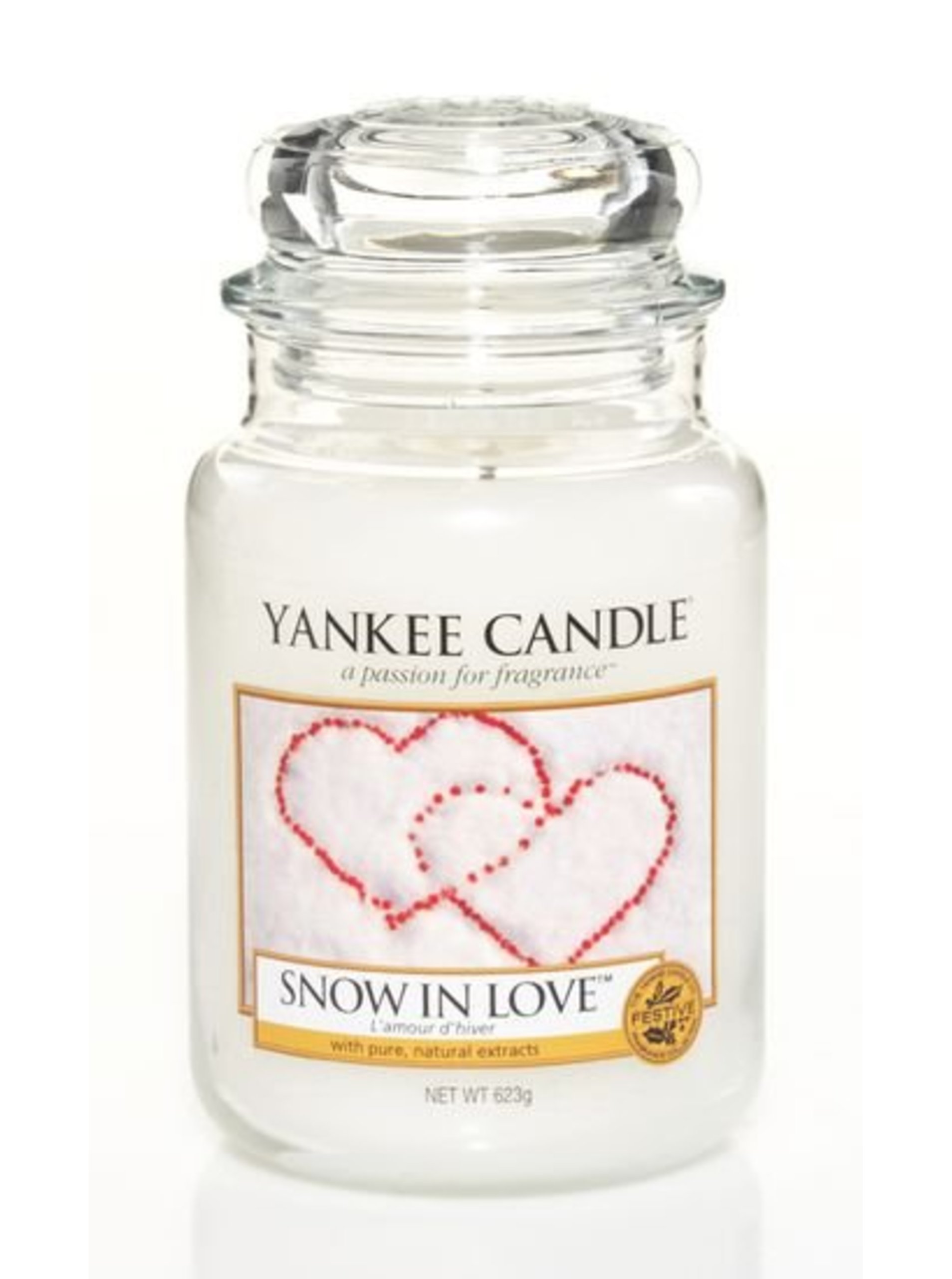 Levně Yankee Candle vonná svíčka Snow In Love Classic velká