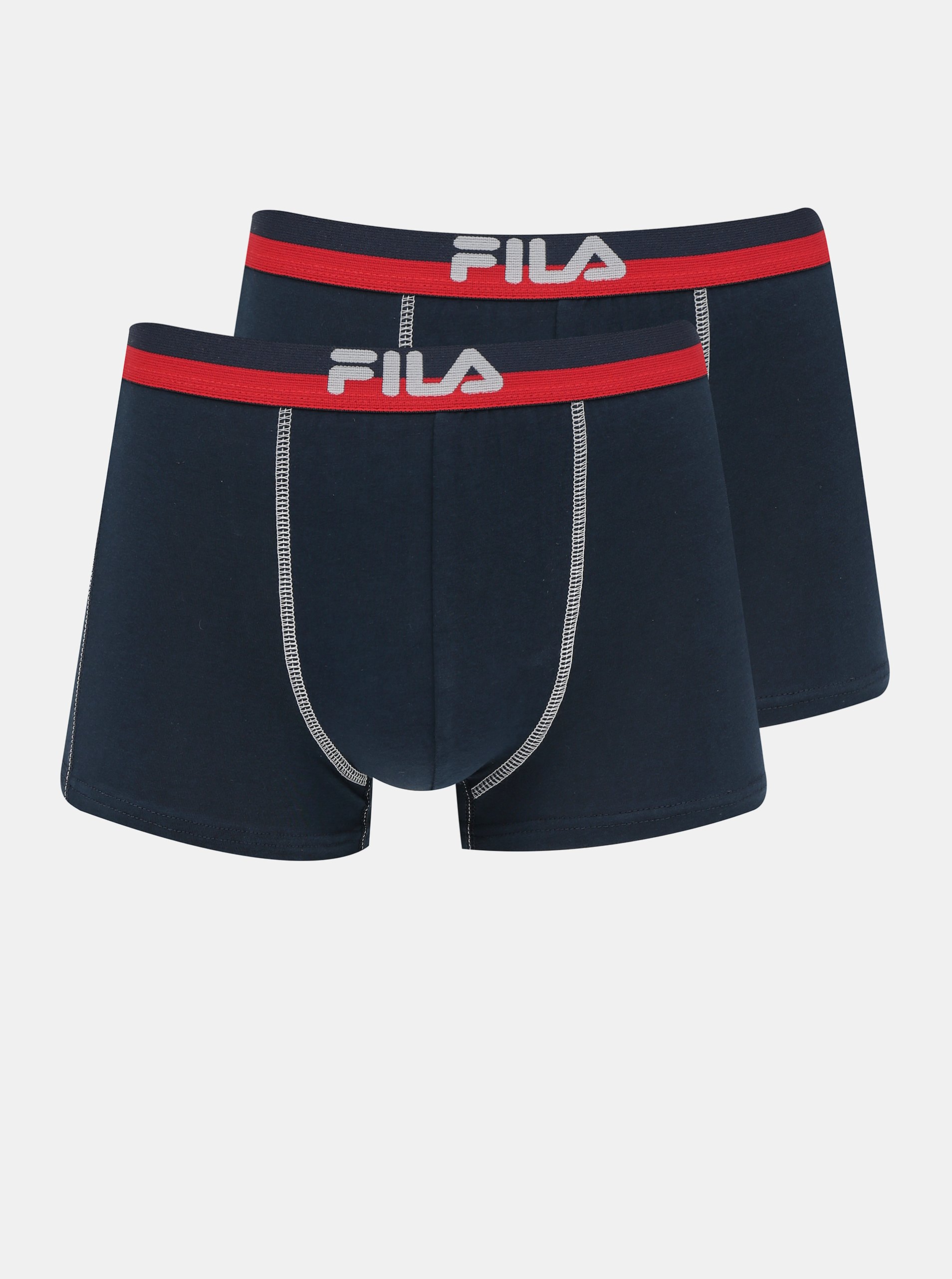 E-shop Sada dvou tmavě modrých boxerek FILA