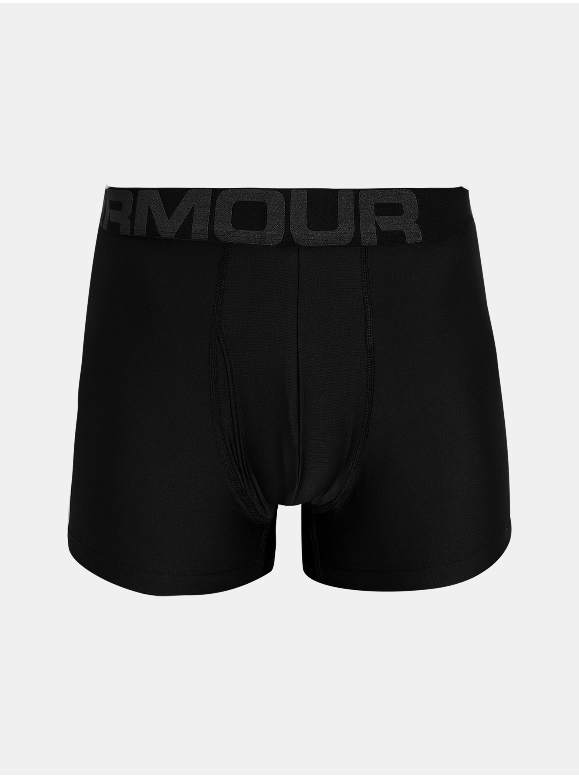 Levně Černé boxerky Under Armour Tech 3in 2 Pack