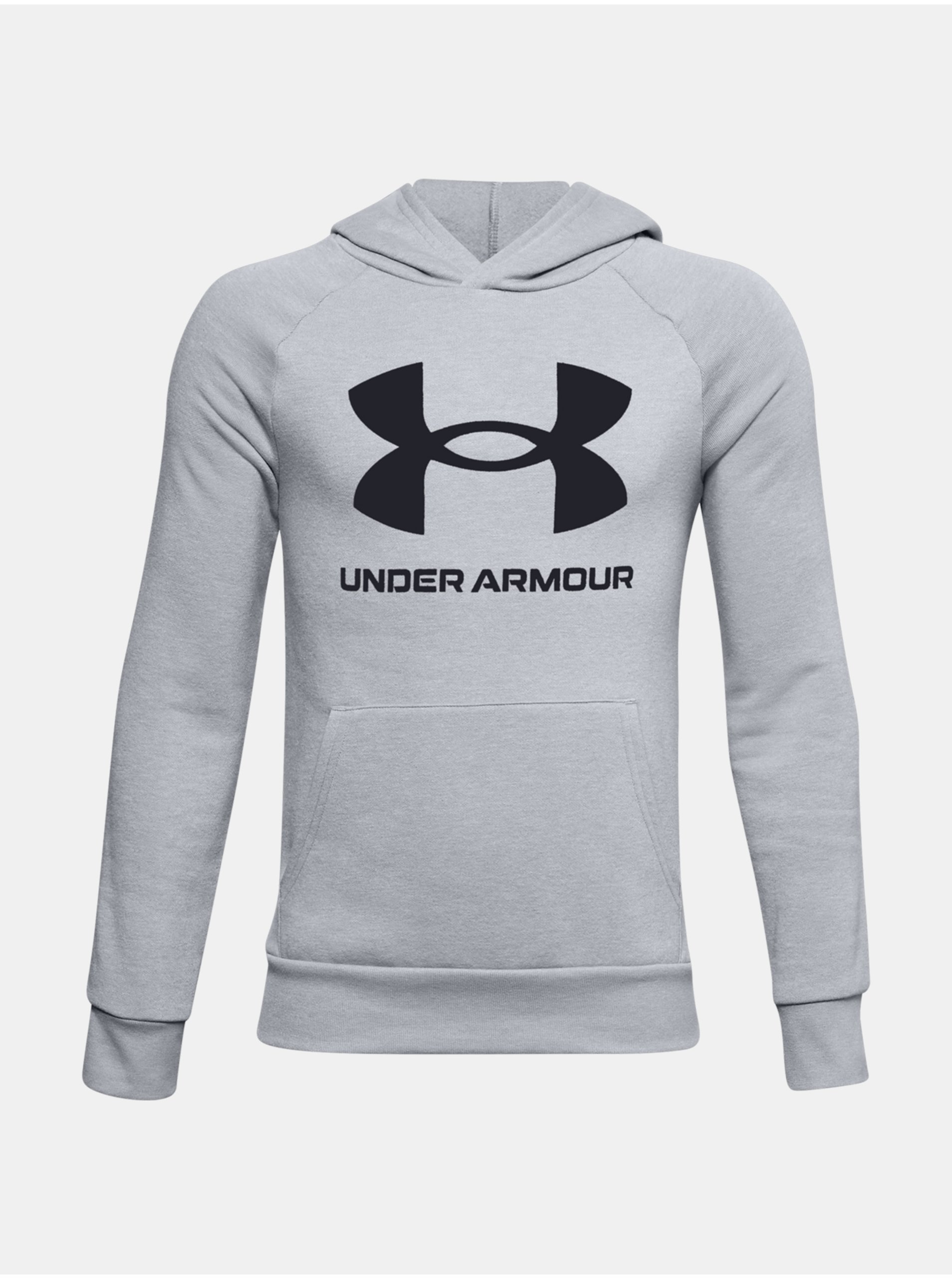 Lacno Šedá mikina Under Armour RIVAL FLEECE HOODIE