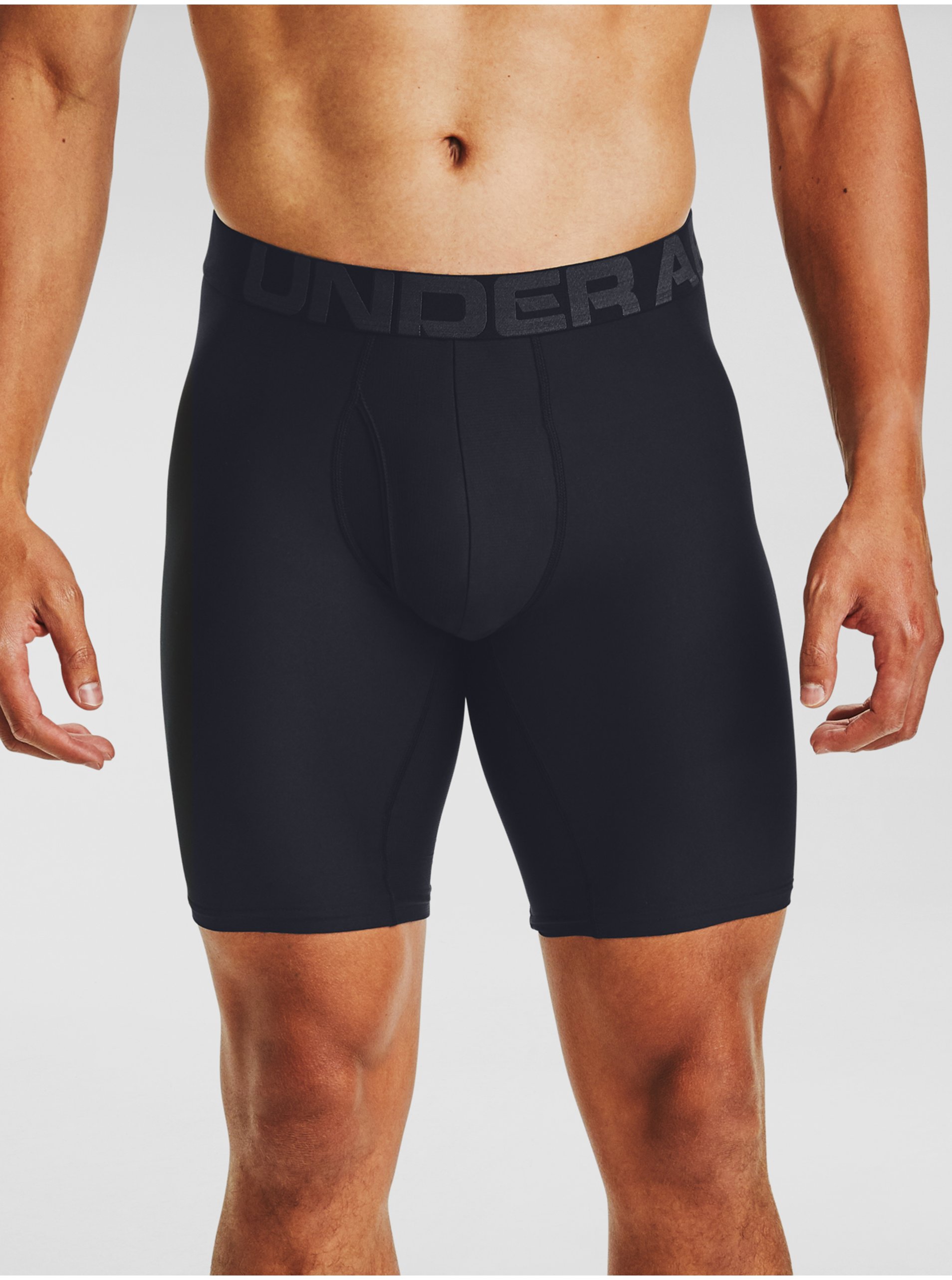 Lacno Čierne boxerky Under Armour UA Tech 9in 2 Pack
