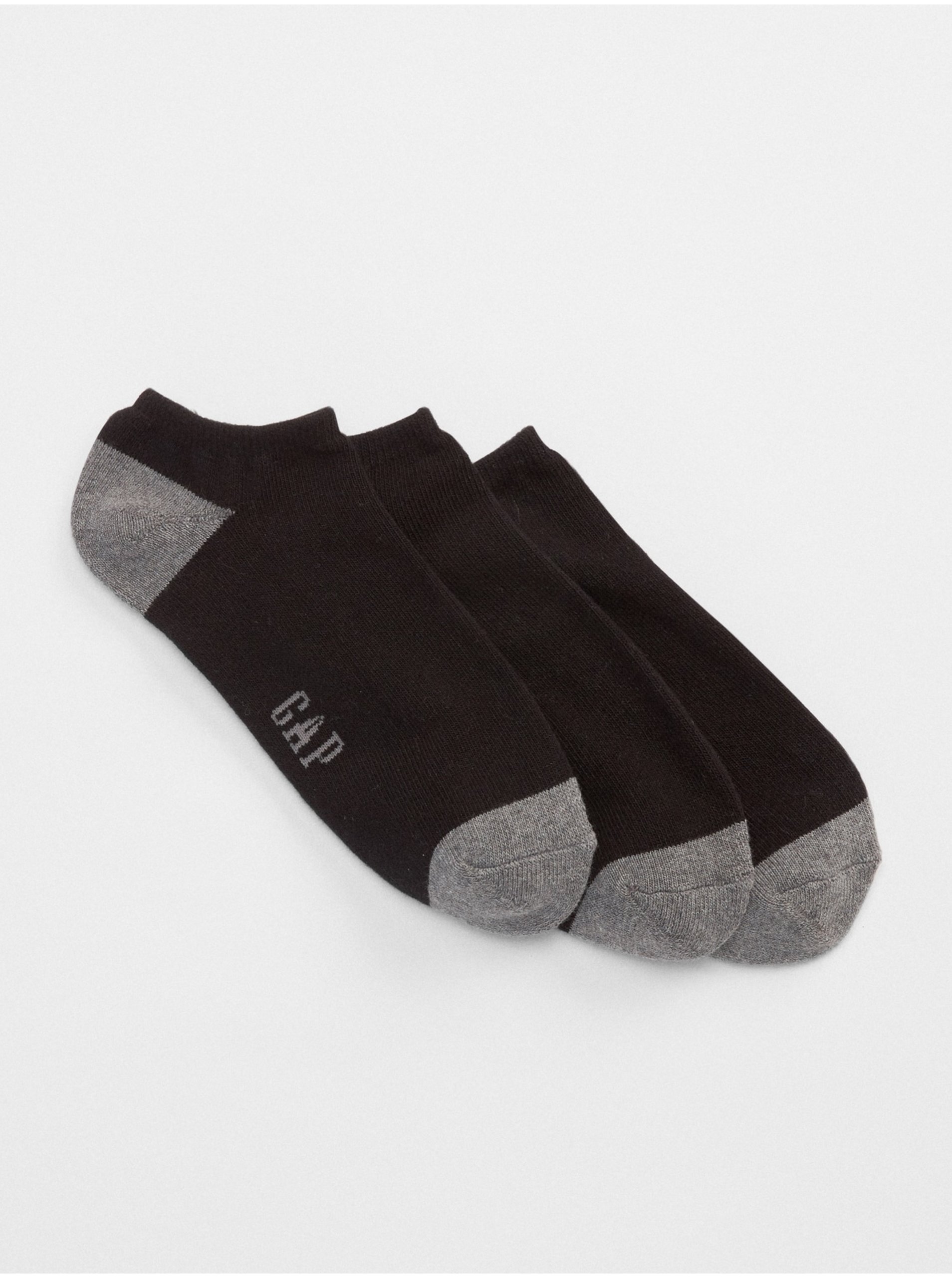 Lacno Čierne pánske ponožky GAP 3-Pack