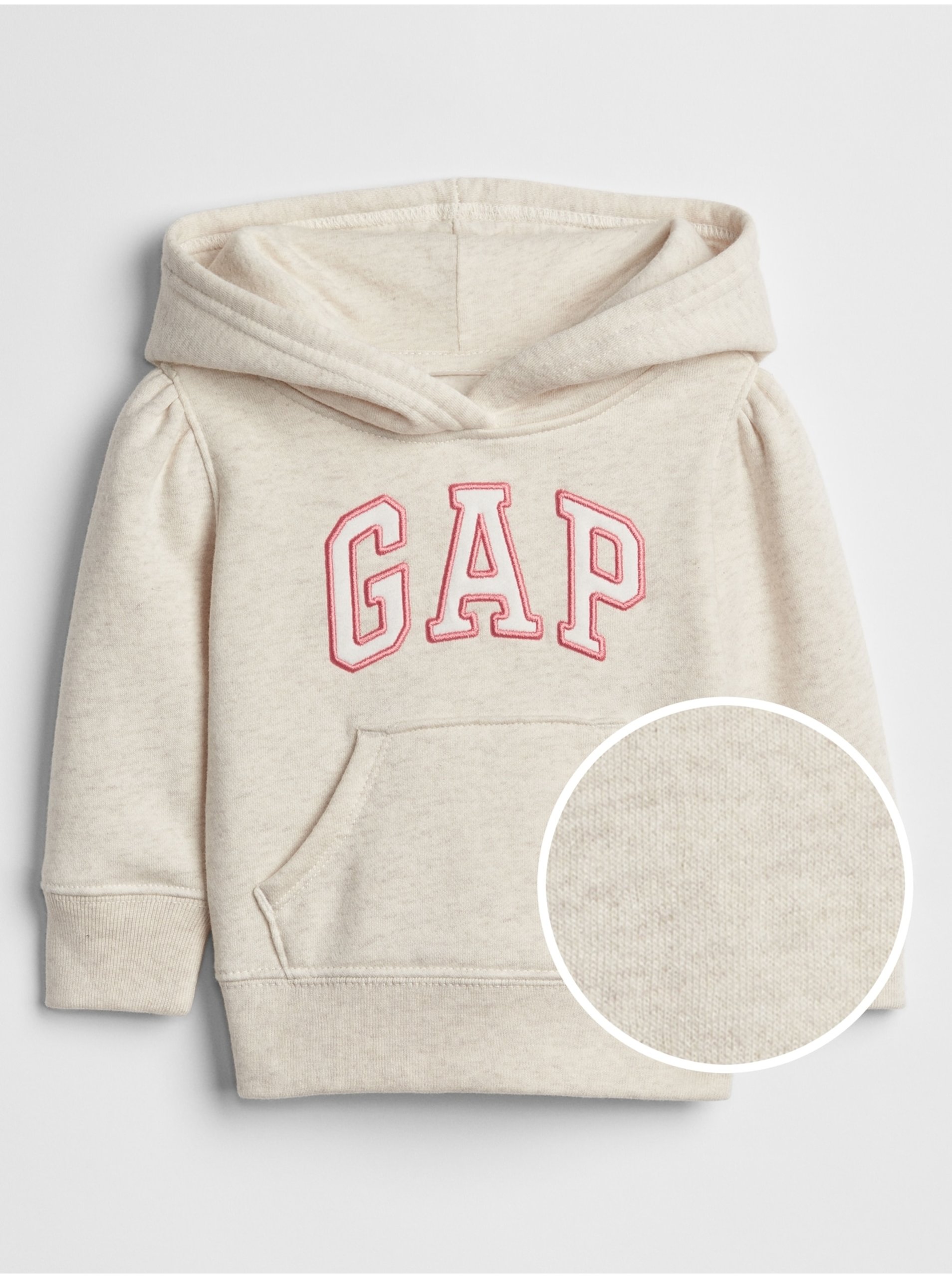 E-shop Béžová holčičí mikina GAP Logo