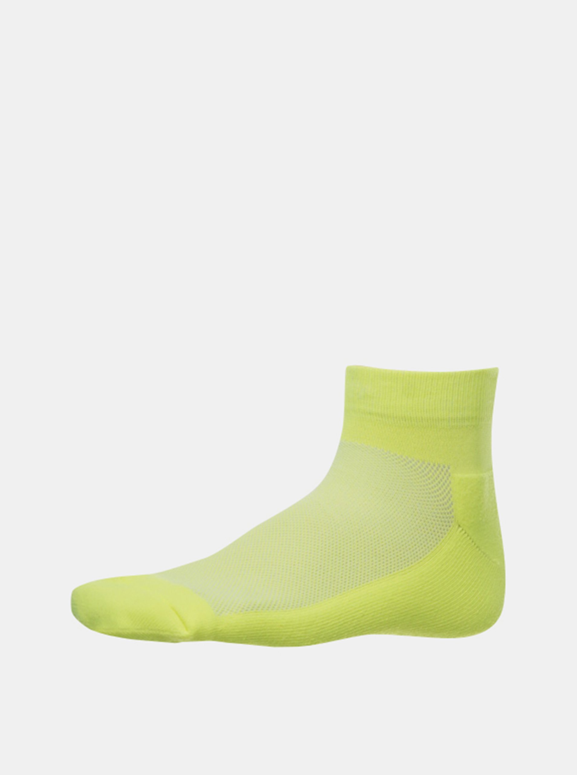 Lacno Žlté dámske členkové ponožky SAM 73