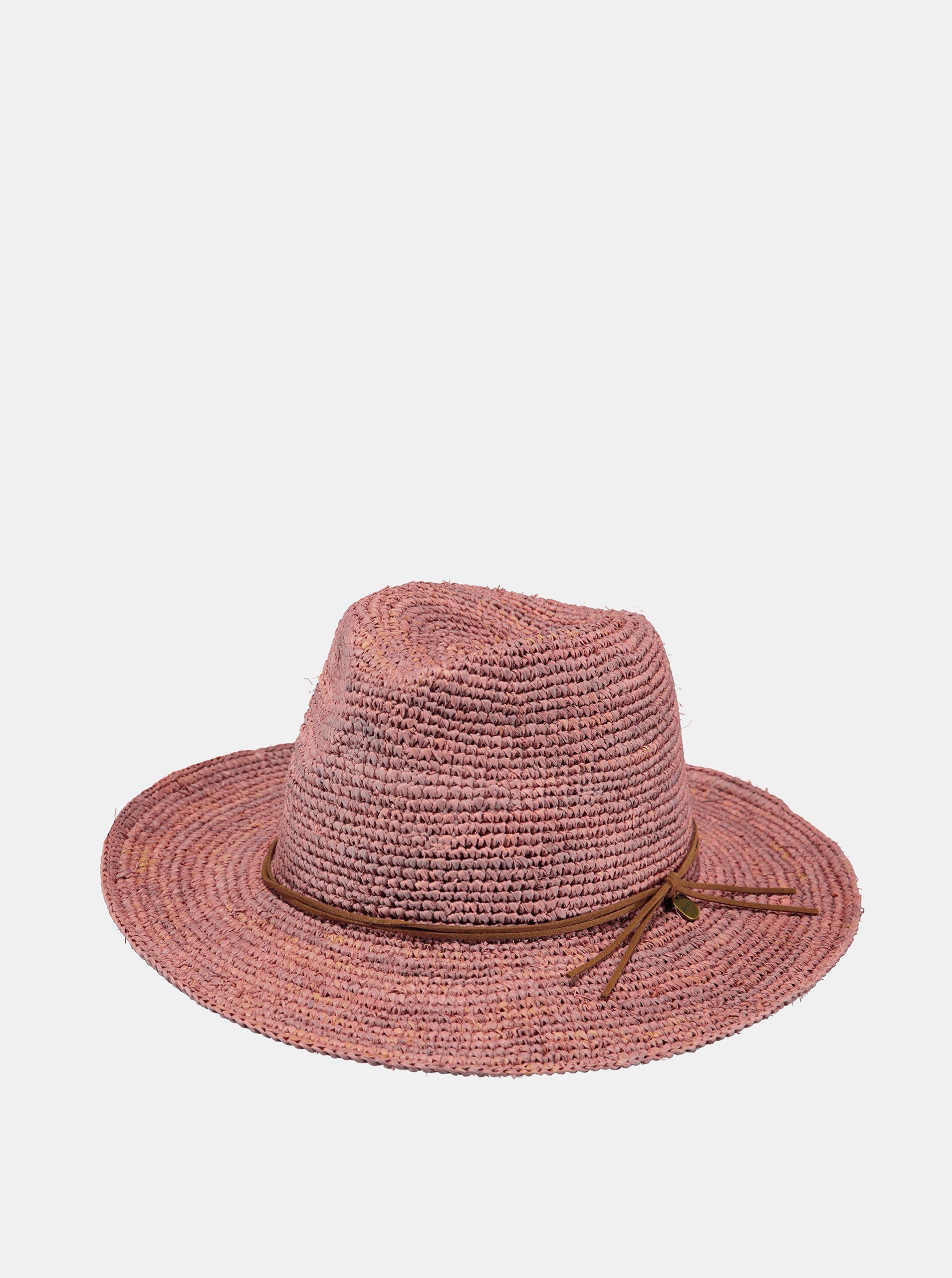 Lacno Ružový dámsky slamený klobúk BARTS