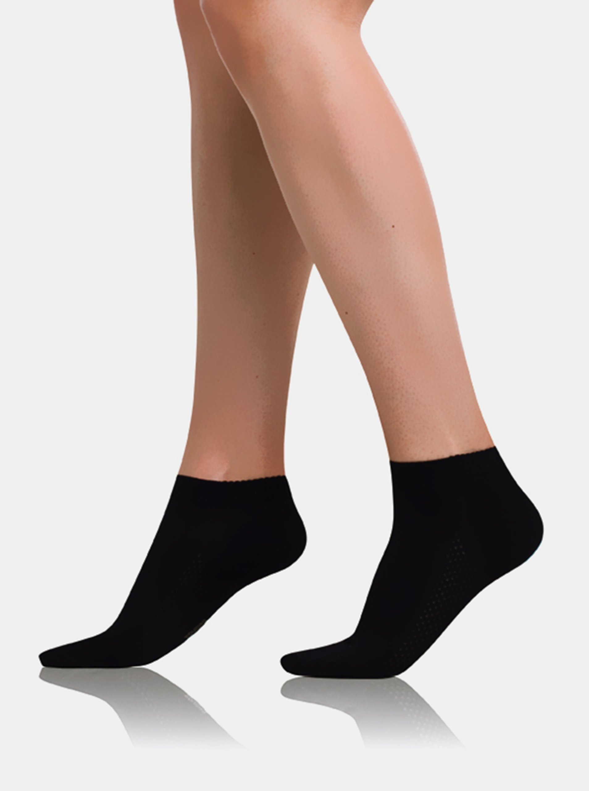 Lacno Dámske členkové ponožky BAMBUS AIR LADIES IN-SHOE SOCKS - Krátke dámske bambusové ponožky - čierna