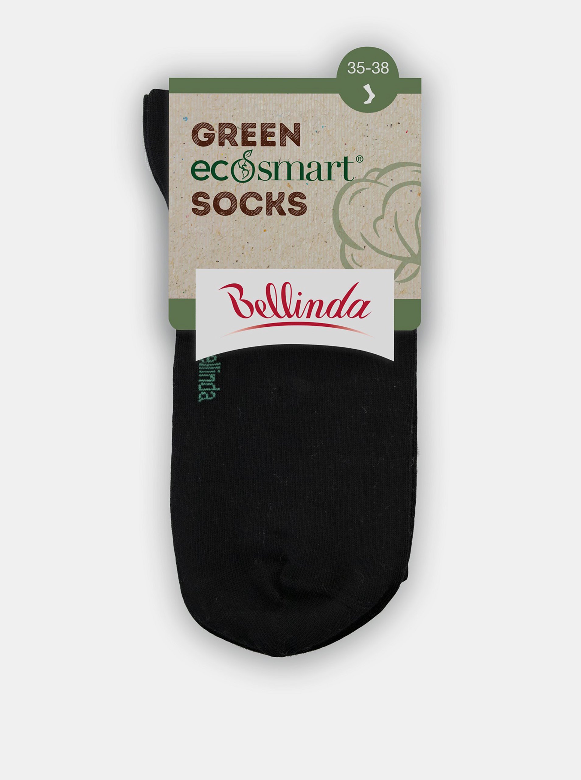 E-shop Čierne dámske ponožky Bellinda GREEN ECOSMART LADIES SOCKS
