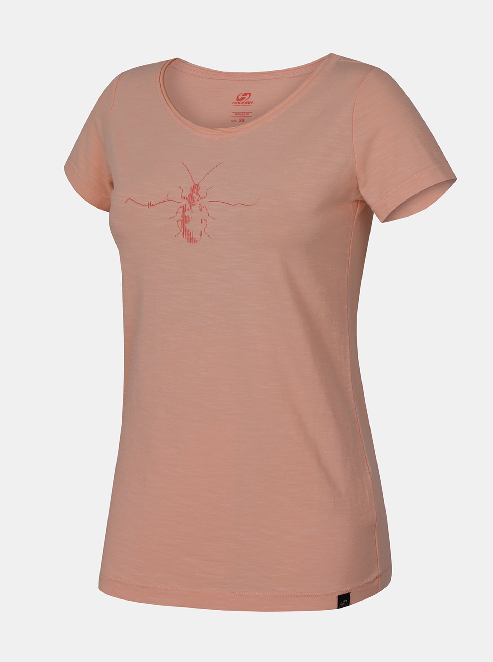 E-shop Svetloružové dámske tričko Hannah