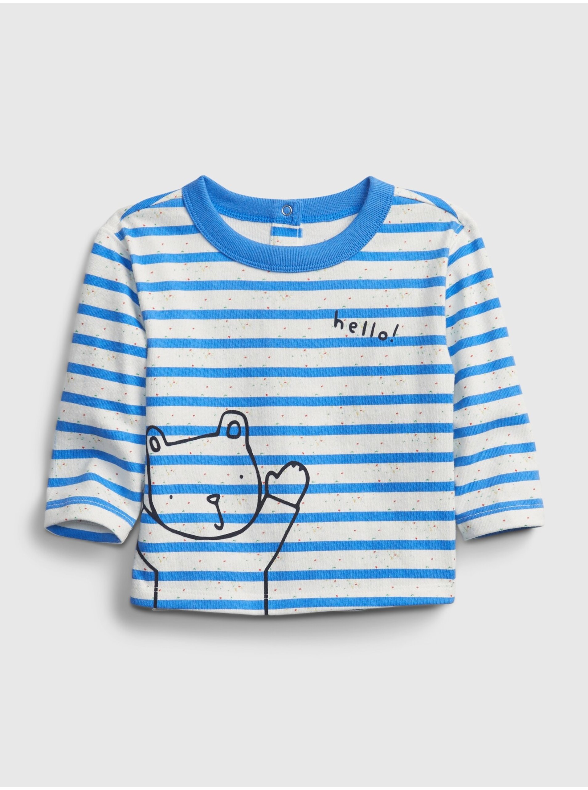 Lacno Baby tričko stripe t-shirt Modrá