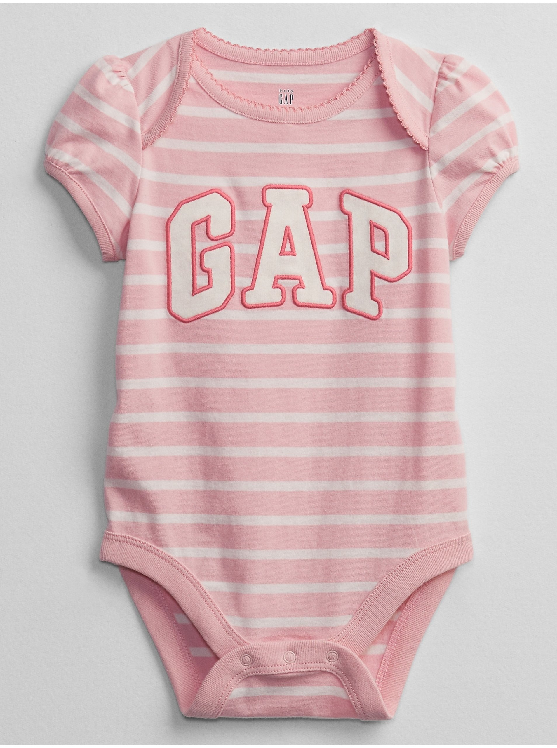 Lacno Baby body GAP Logo bodysuit Ružová