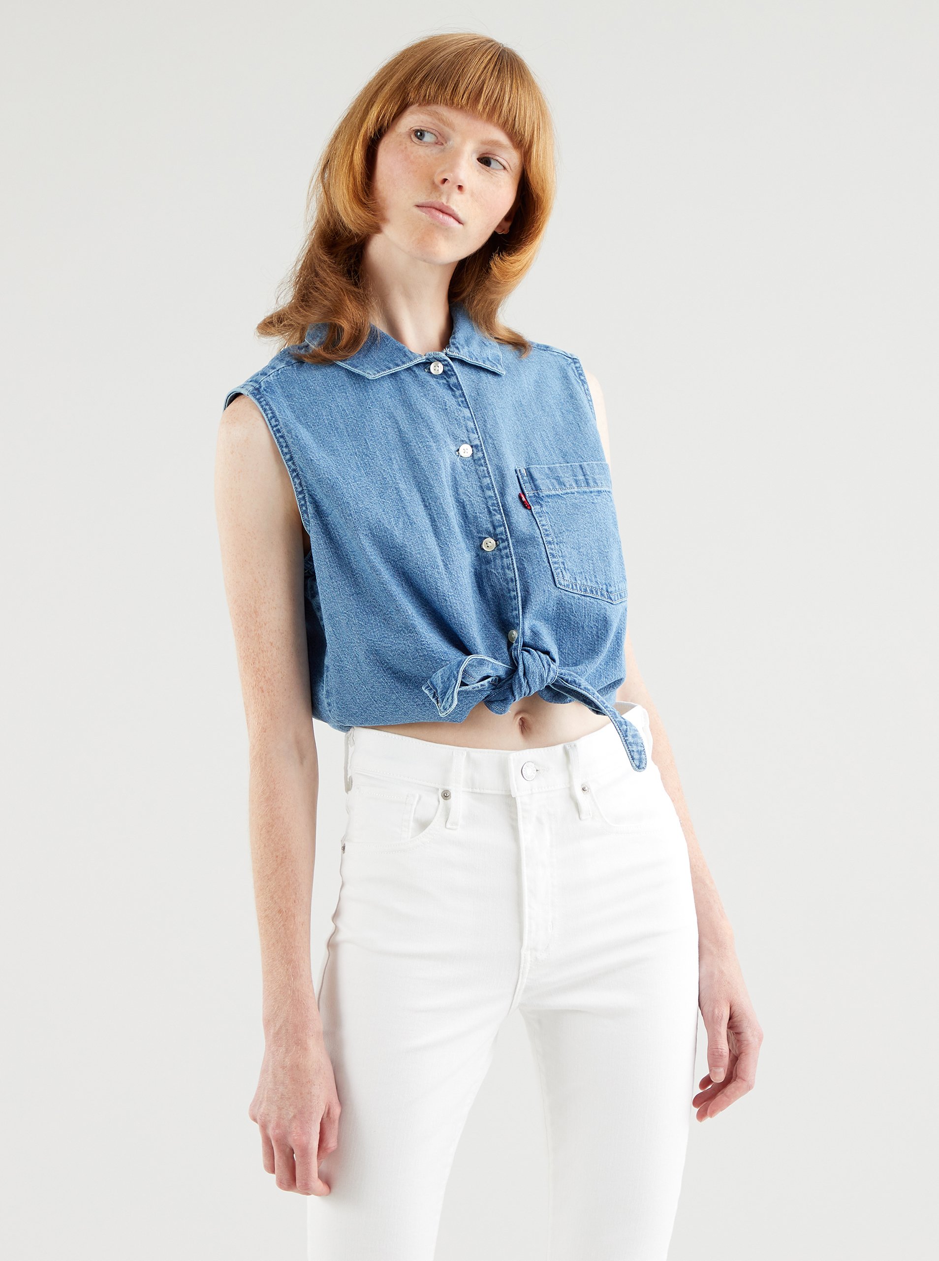 E-shop Modrá dámska rifľová košeľa Levi's®