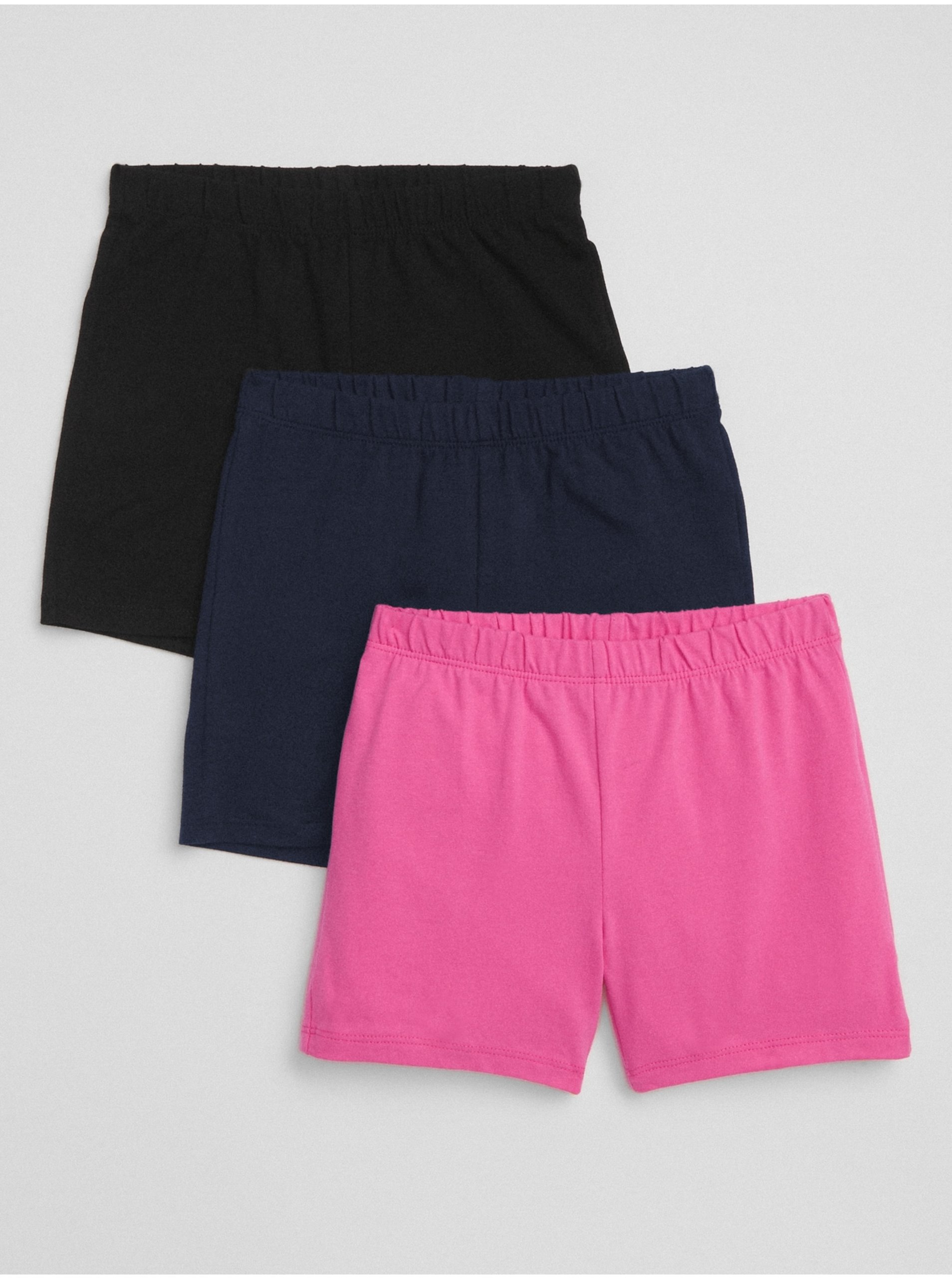 E-shop Barevné holčičí dětské kraťasy cartwheel shorts in stretch jersey, 3ks