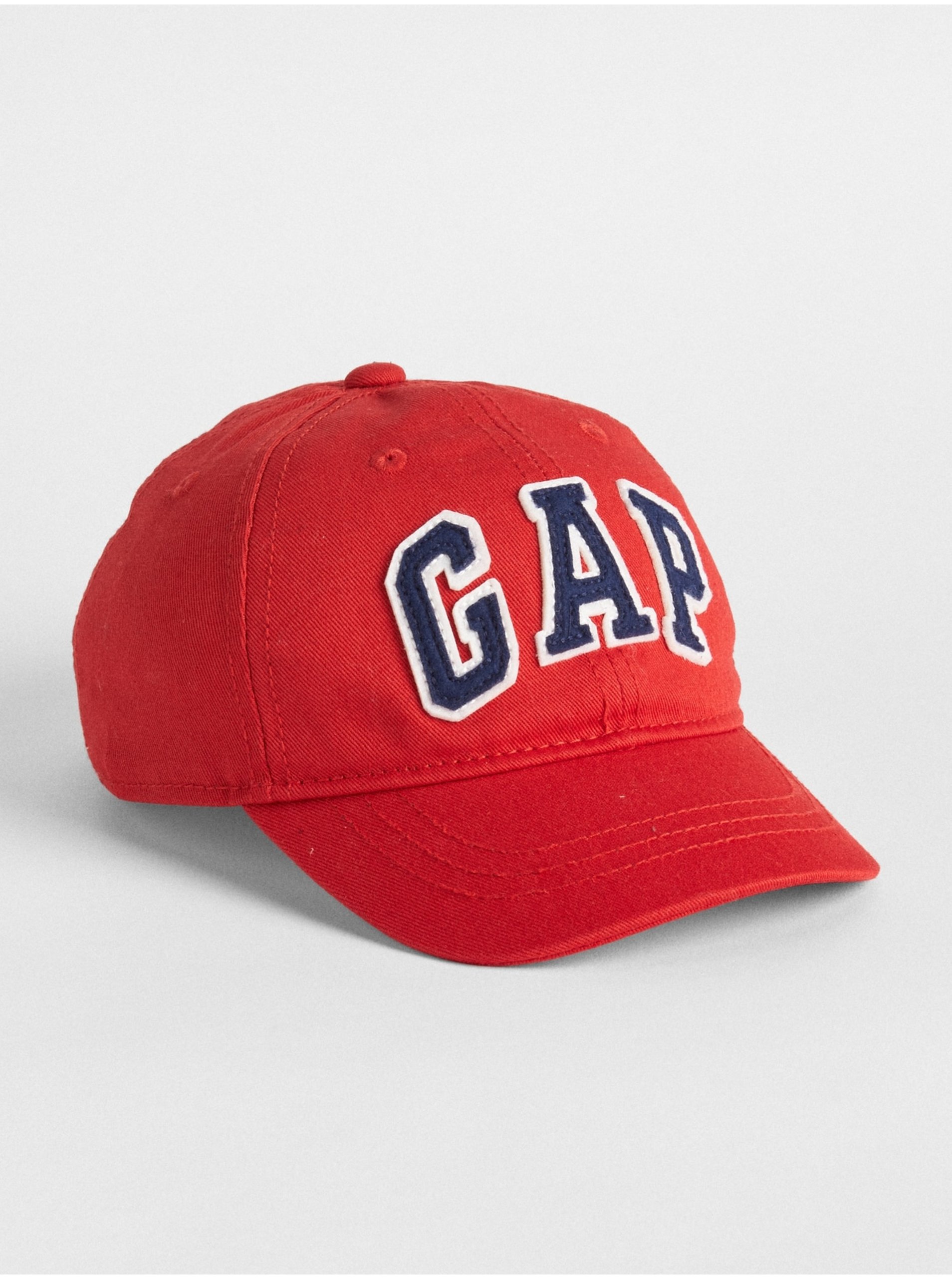 E-shop Červená dětská kšiltovka GAP Logo