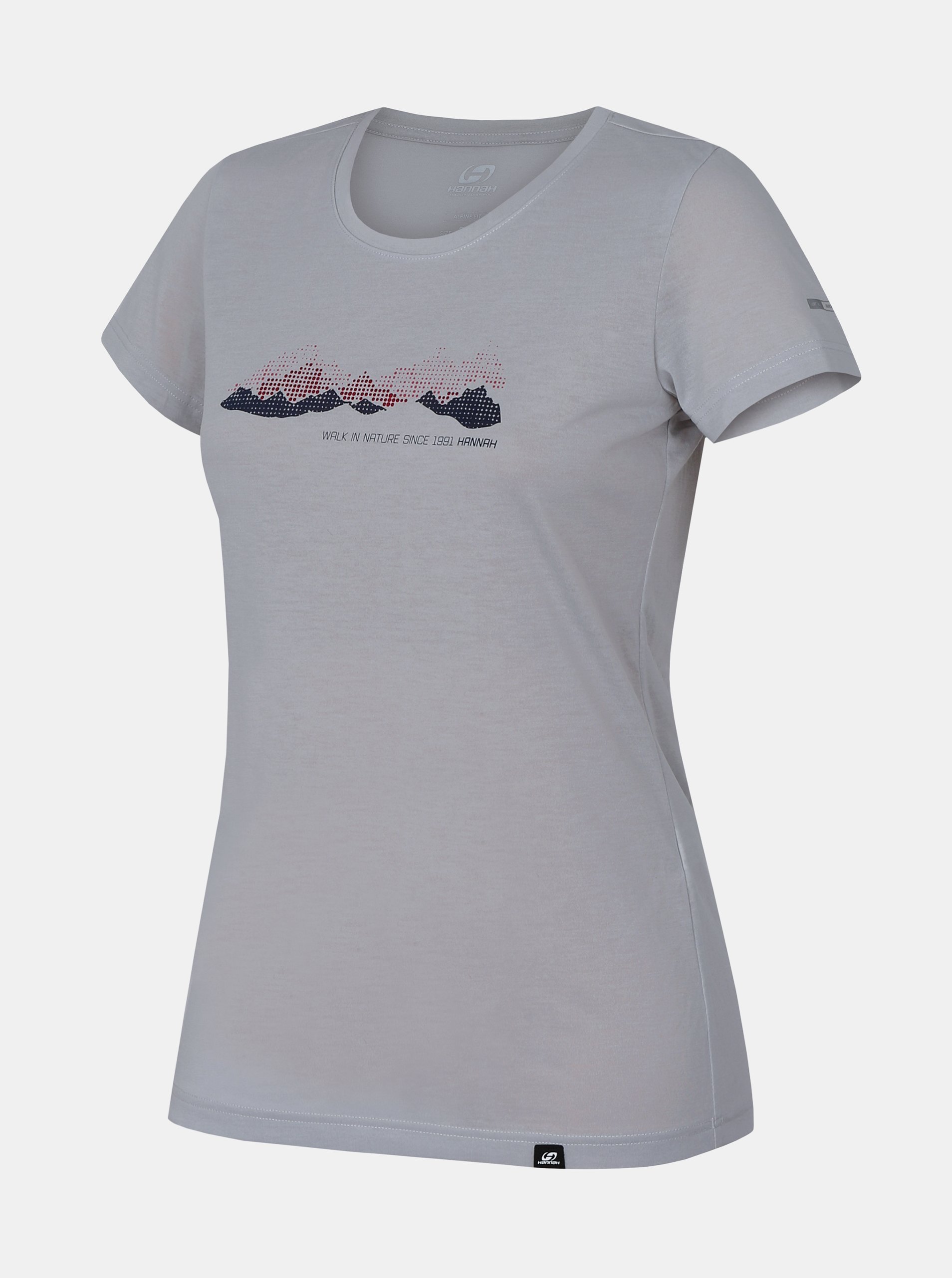 E-shop Šedé dámske tričko s potlačou Hannah
