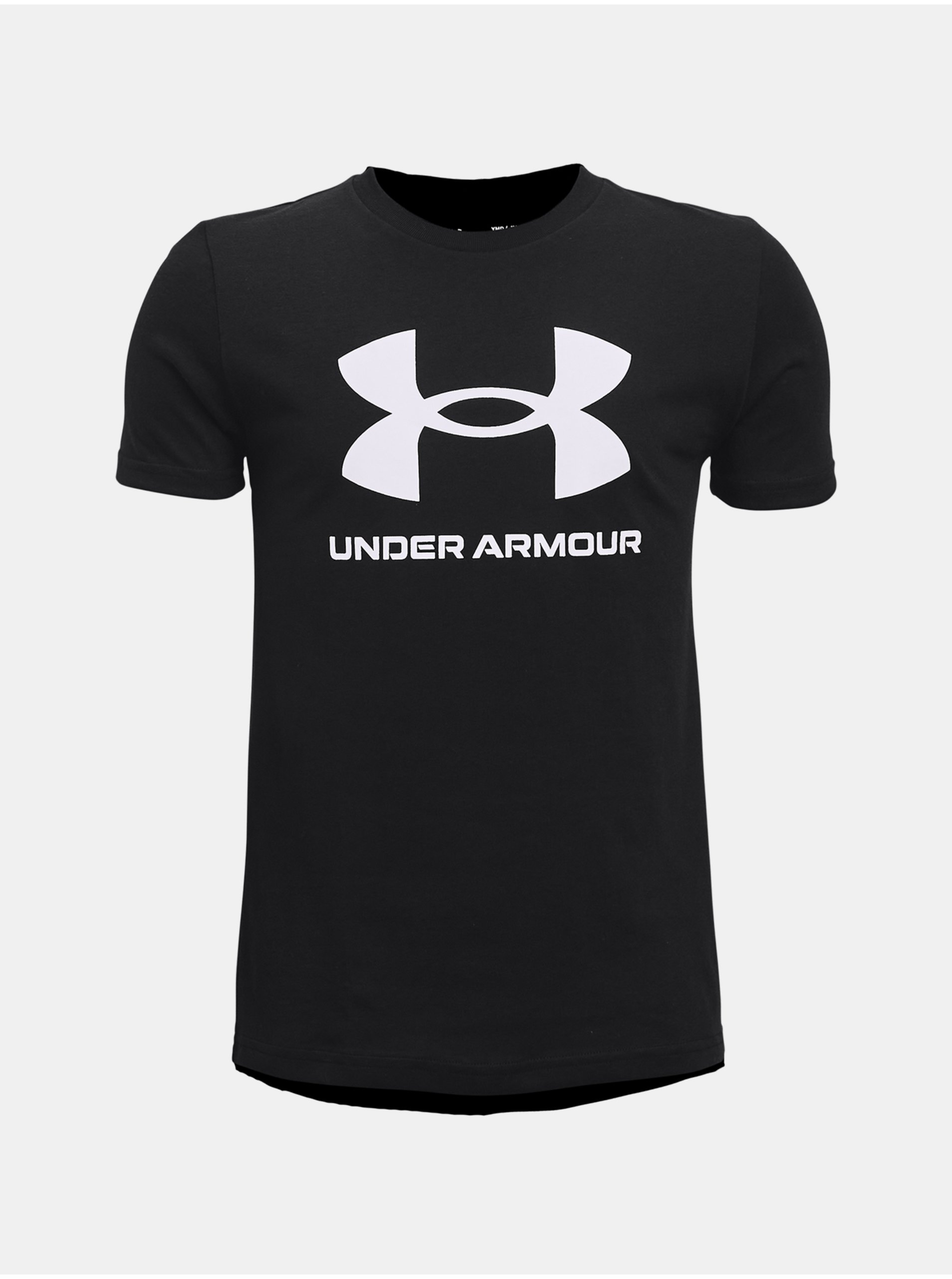 E-shop Černé tričko Under Armour UA SPORTSTYLE LOGO SS