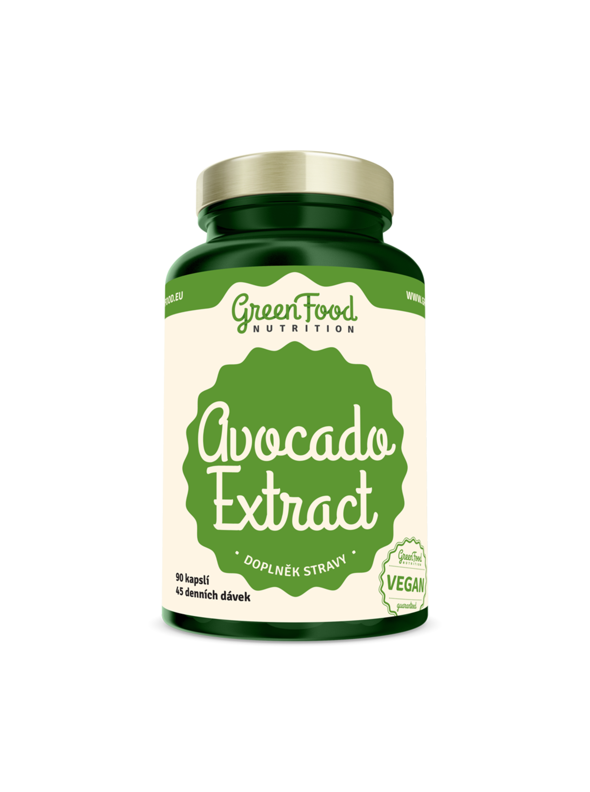 Levně GreenFood Nutrition GreenFood Avocado extrakt 90 kapslí