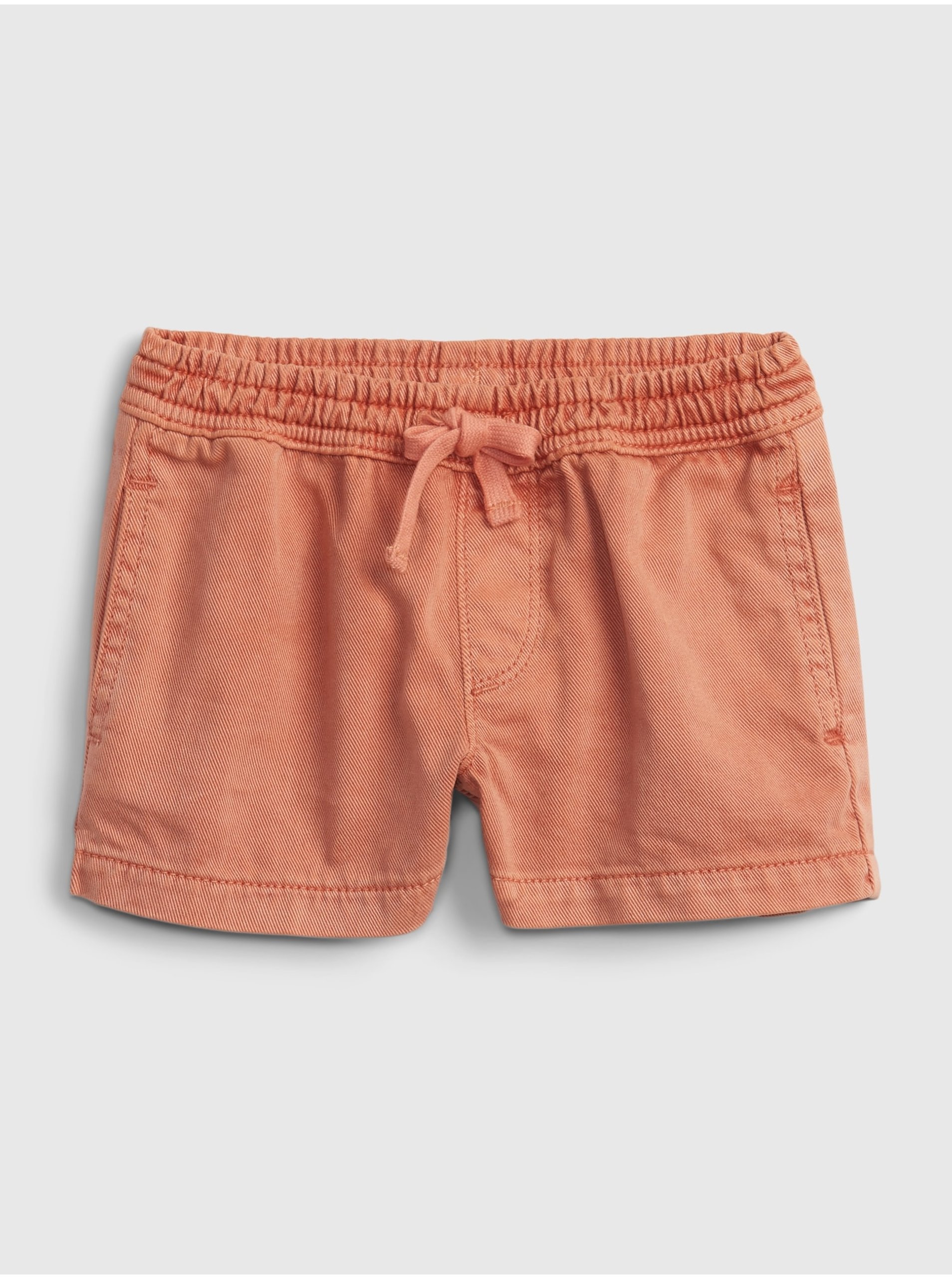 Levně Oranžové holčičí dětské kraťasy pull-on shorts