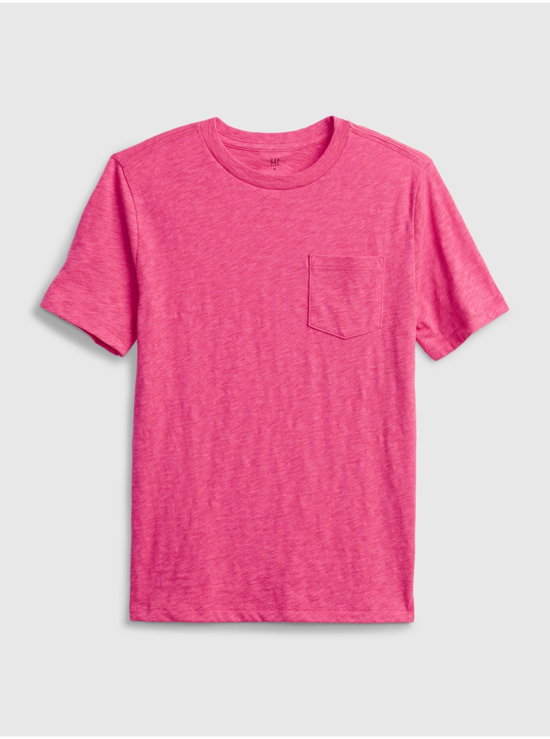 Levně Růžové klučičí dětské tričko 100% organic cotton t-shirt