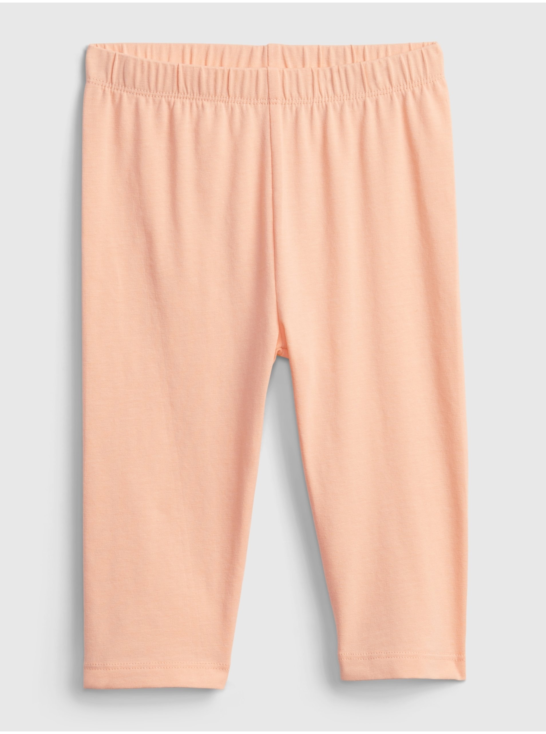 E-shop Oranžové holčičí dětské legíny organic cotton crop leggings