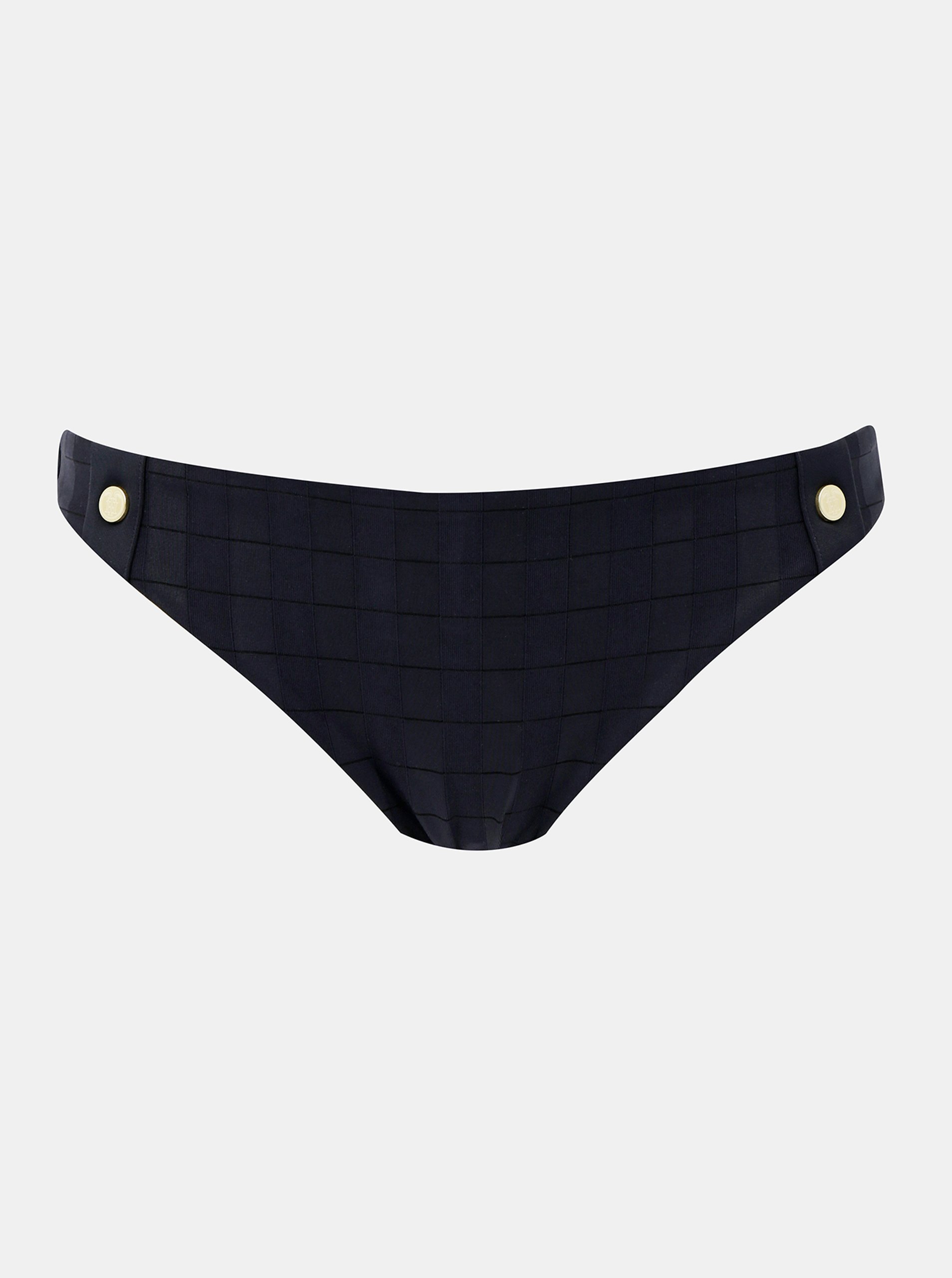Lacno Tommy Hilfiger tmavomodrý elegantný spodný diel plaviek Bikini