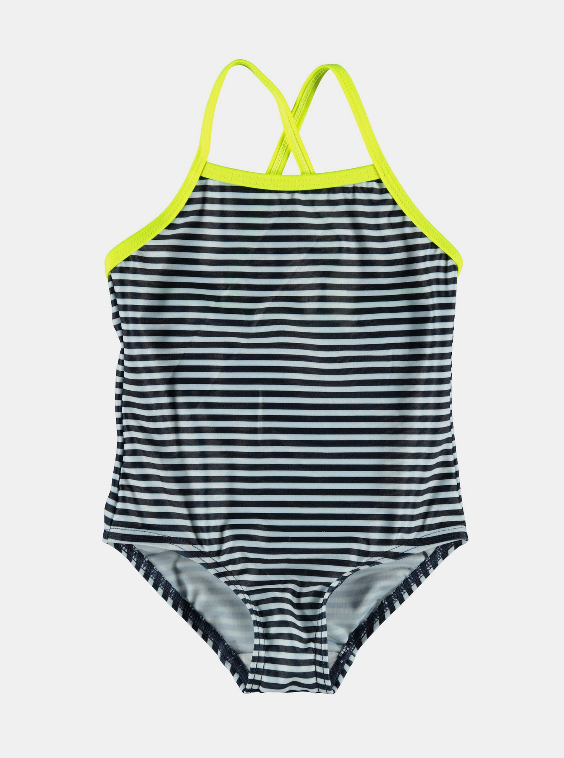 E-shop Bílo-modré holčičí pruhované jednodílné plavky name it Felisia