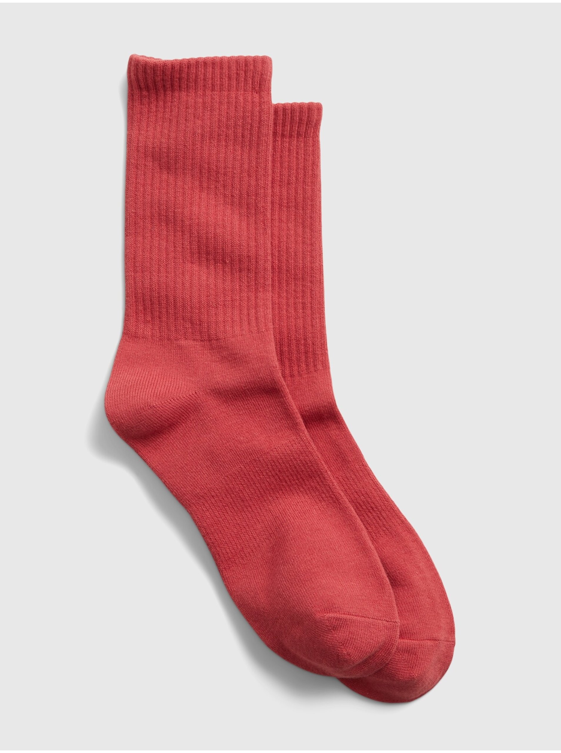 Lacno Červené pánské ponožky athletic crew socks