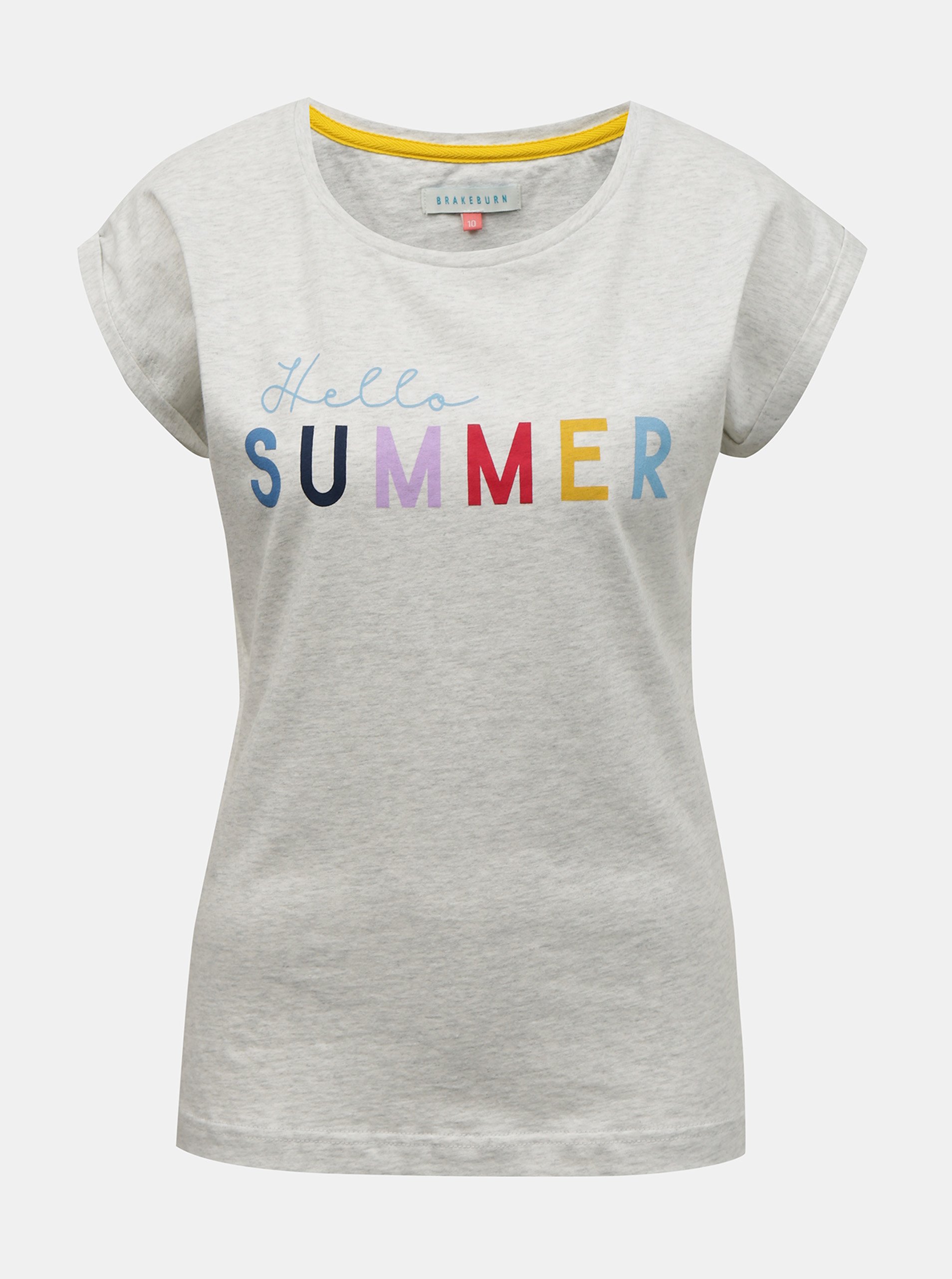 E-shop Šedé dámské žíhané tričko Brakeburn